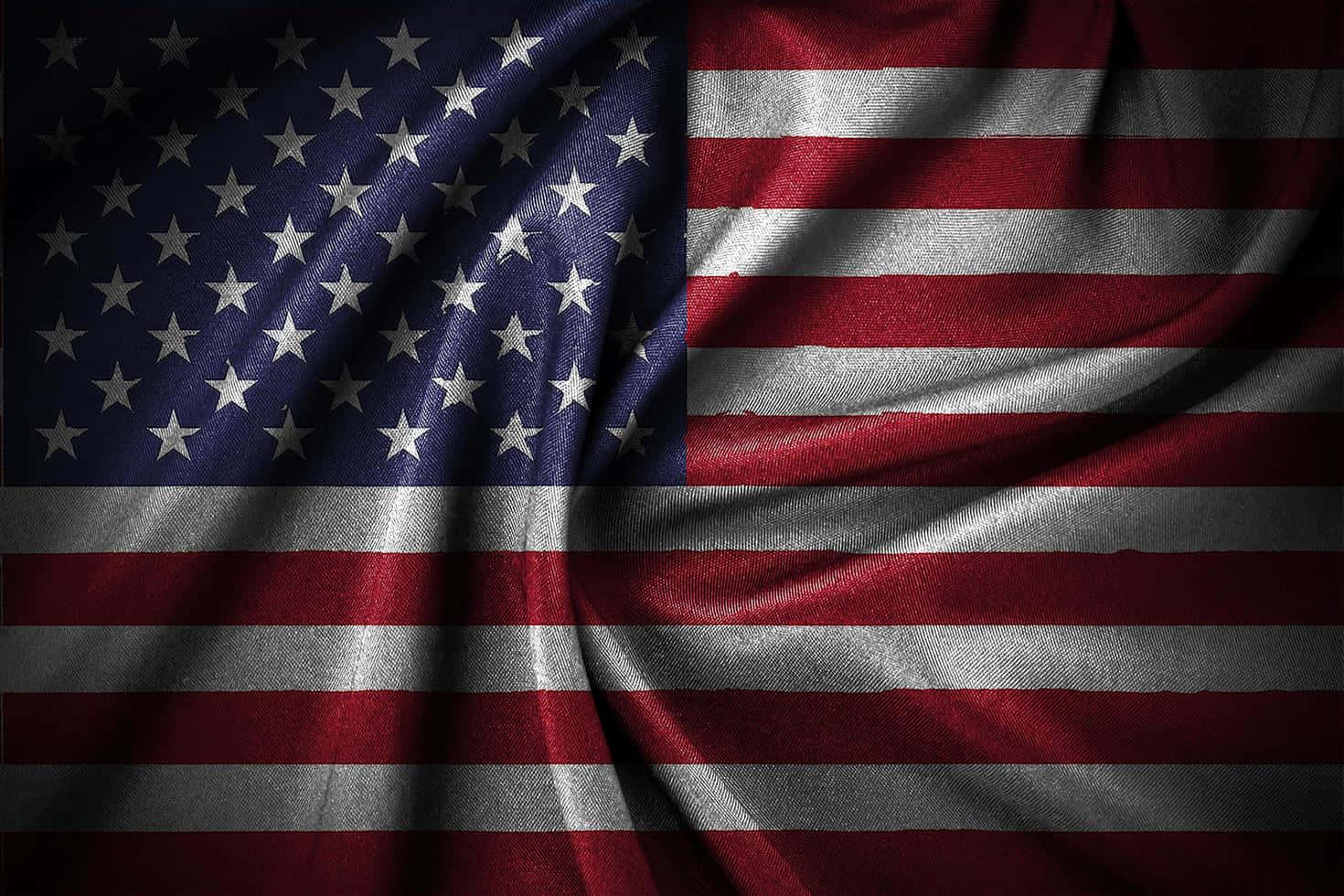 American flag, deep red, white, HD Desktop Wallpaper