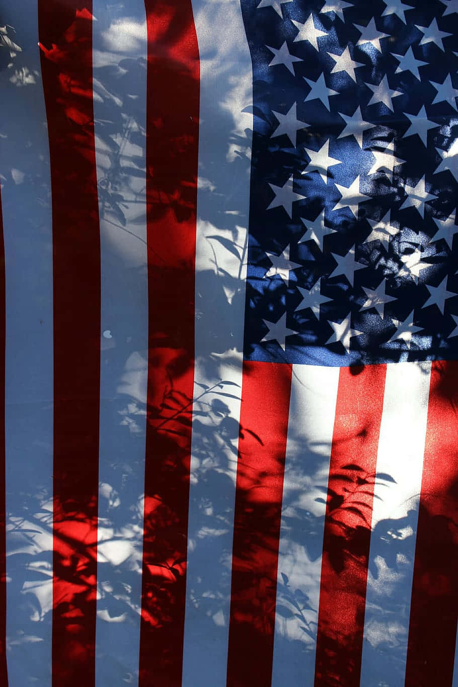 American Flag, red white and blue stripes, stars, HD Phone Wallpaper