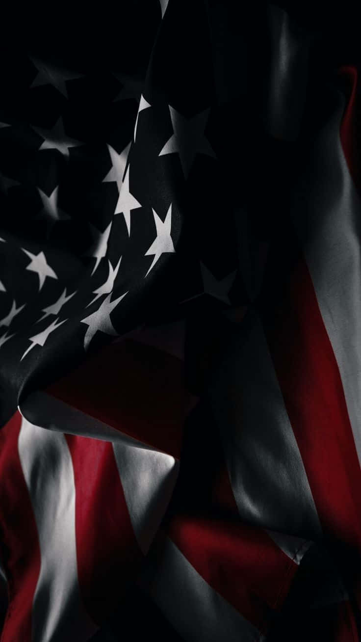 American Flag, white stars, red stripes, HD Phone Wallpaper