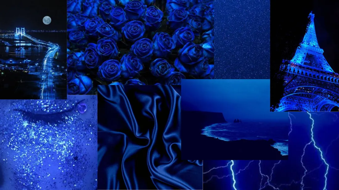 Dark And Blue Aesthetic Laptop