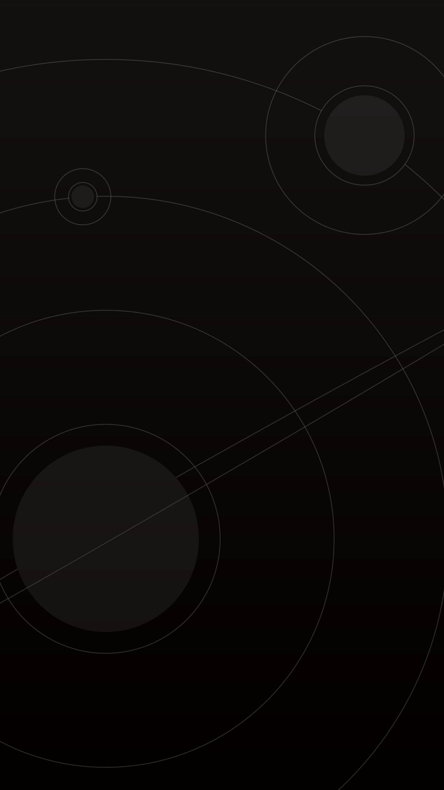 Dark Android, minimal orbit design, faint glowing circles, 2K Phone Wallpaper