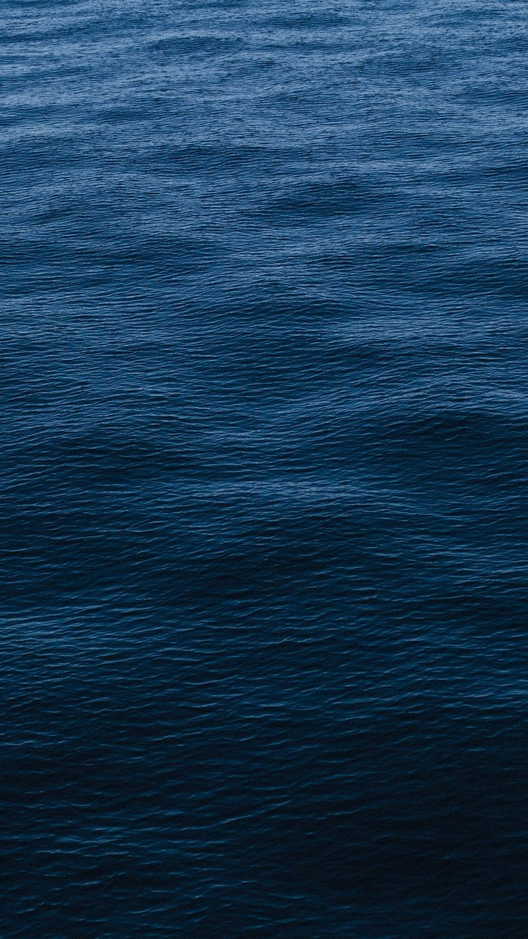 Dark Blue Ocean iPhone, deep blue ocean, rippling waves, Full HD Phone Wallpaper