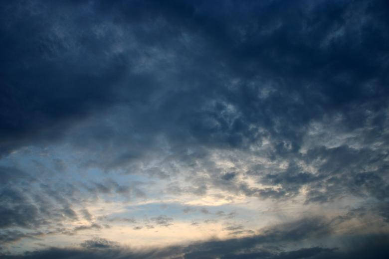 Dark Blue Clouds, twilight sky, dark storm clouds, SD Desktop Wallpaper