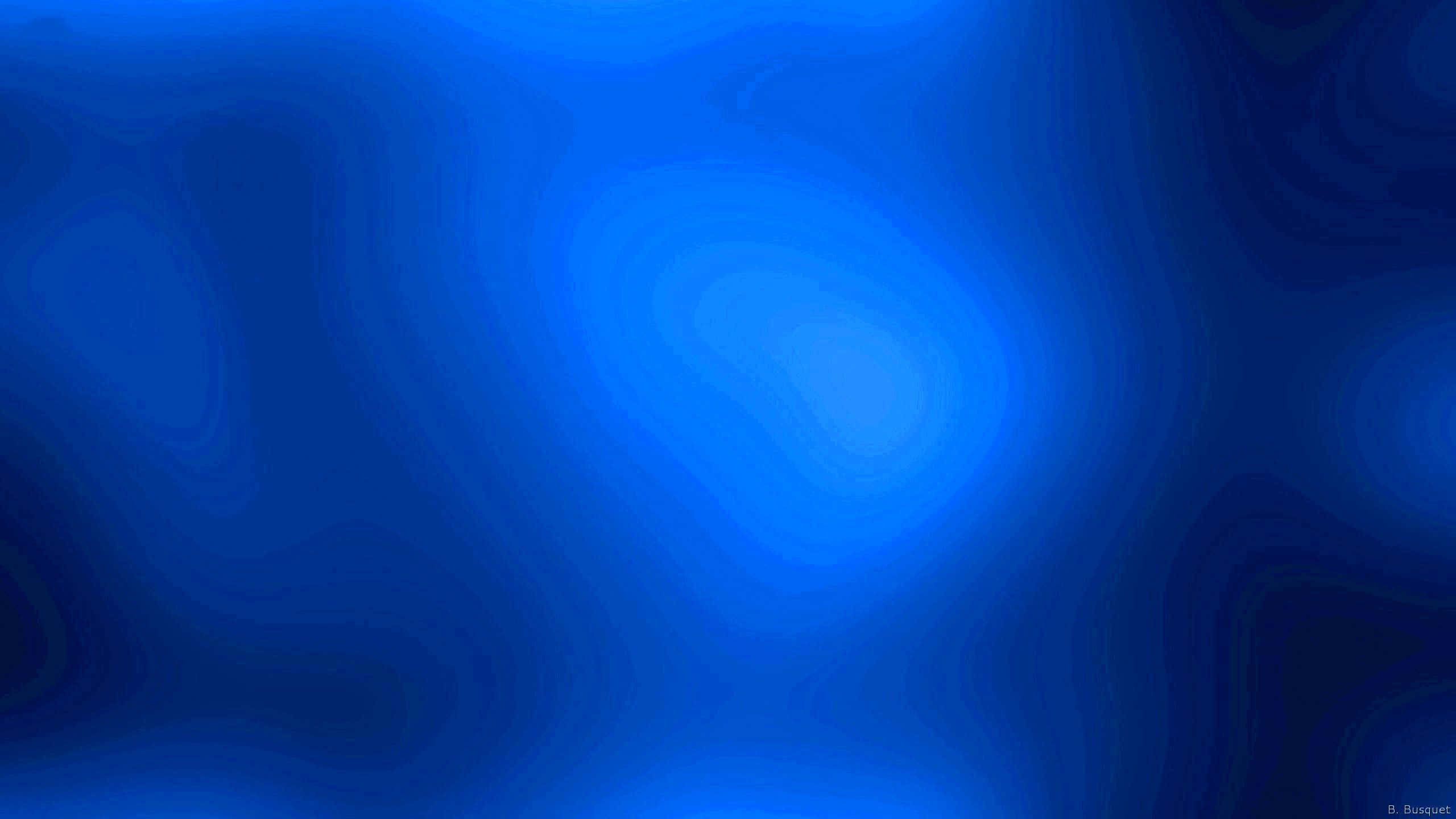 Dark Blue Gradient, deep blue, bright blue, 2K Desktop Wallpaper