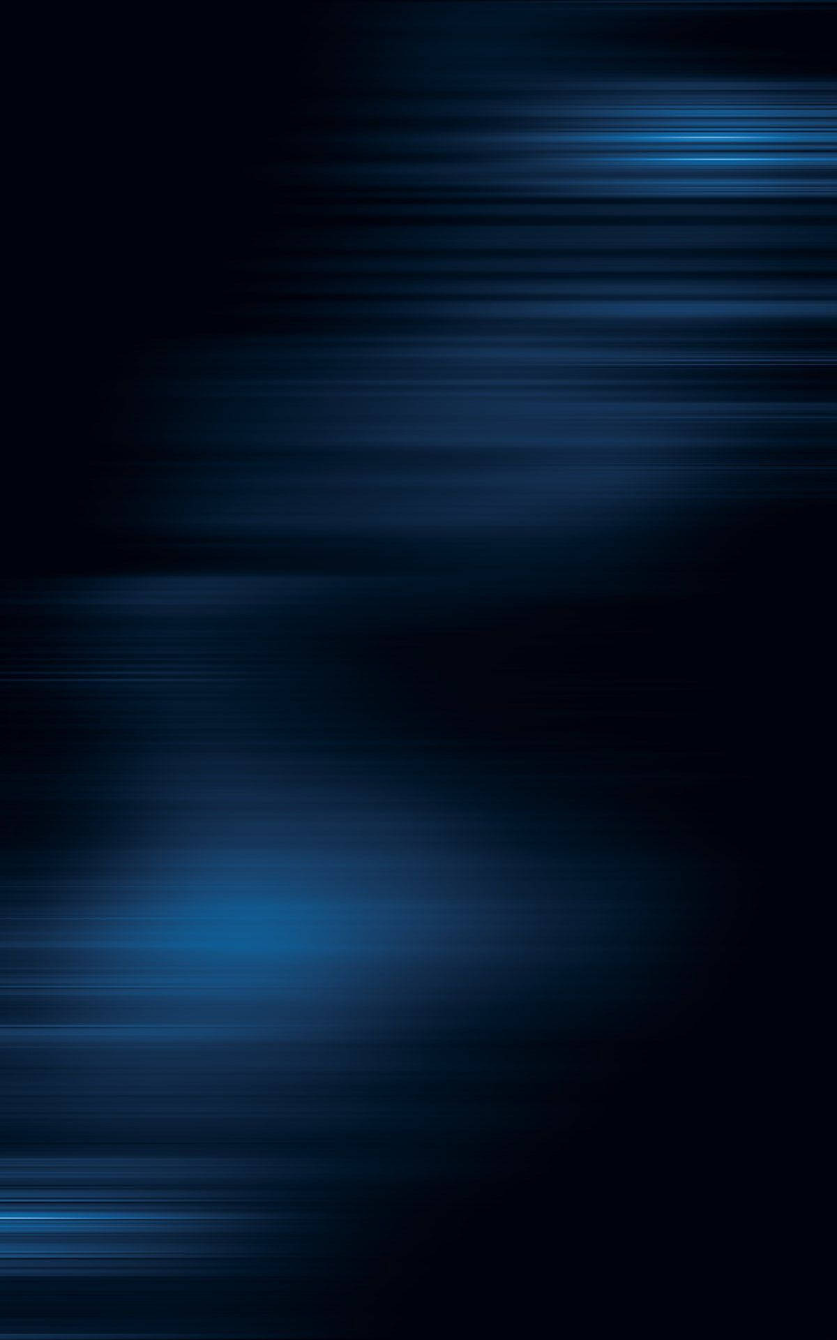 Dark Blue iPhone, glowing blue light, deep black background, Full HD Phone Wallpaper