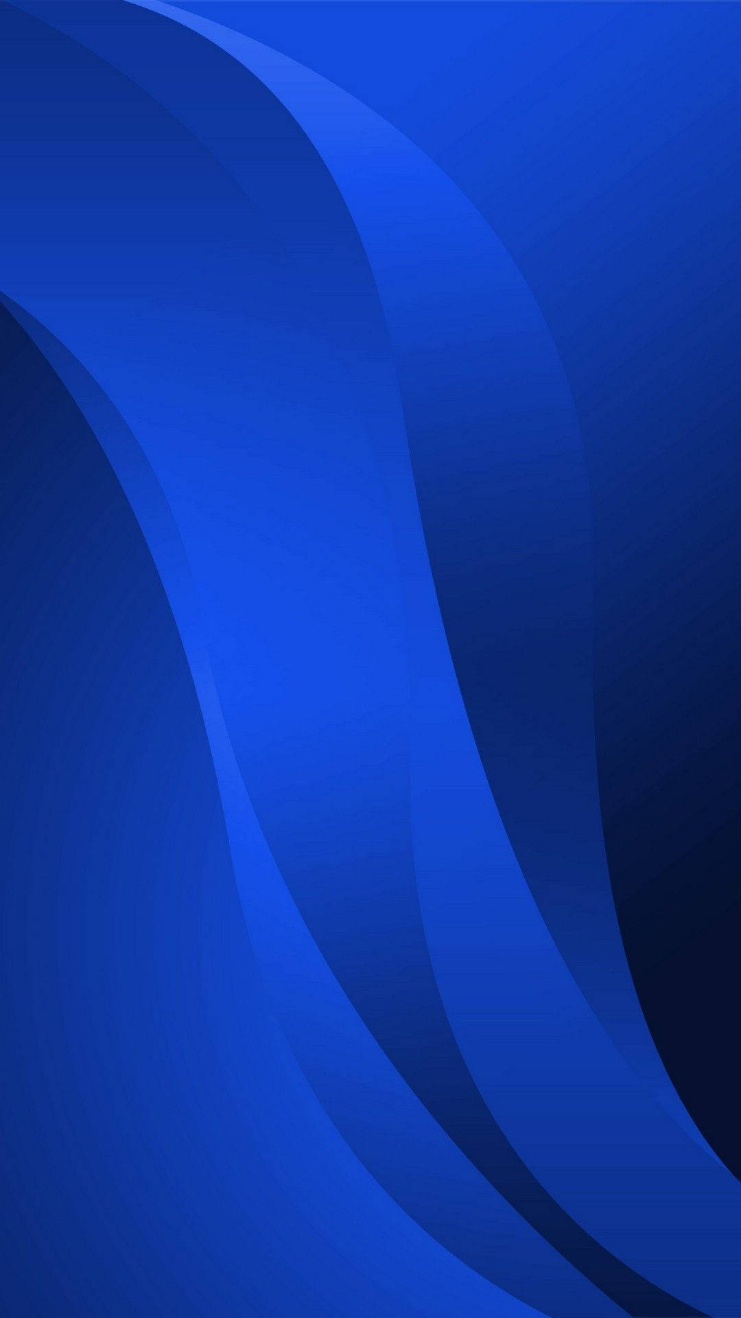 dark blue, abstract waves, deep blue gradient, Full HD Phone Wallpaper
