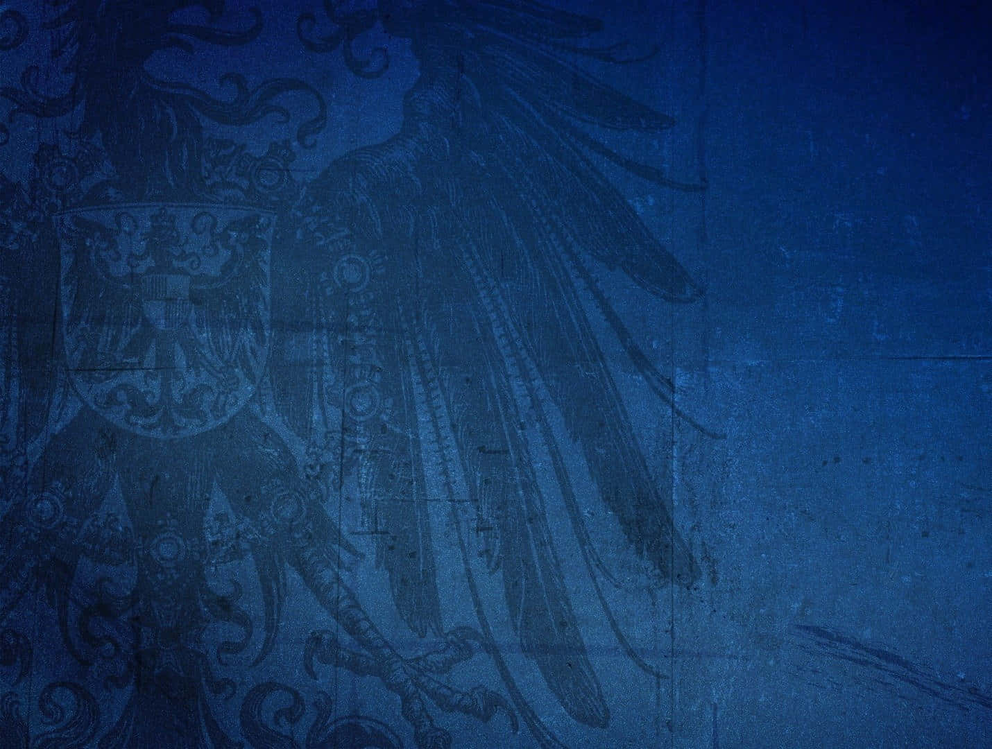 dark blue pattern, faded blue, heraldic eagle, HD Desktop Wallpaper