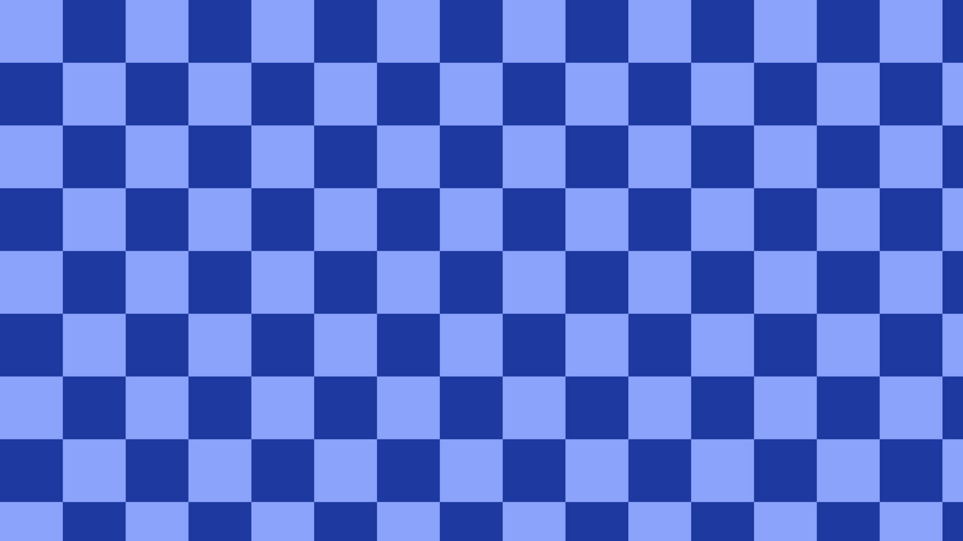blue, dark blue, checkerboard pattern, Full HD Desktop Wallpaper