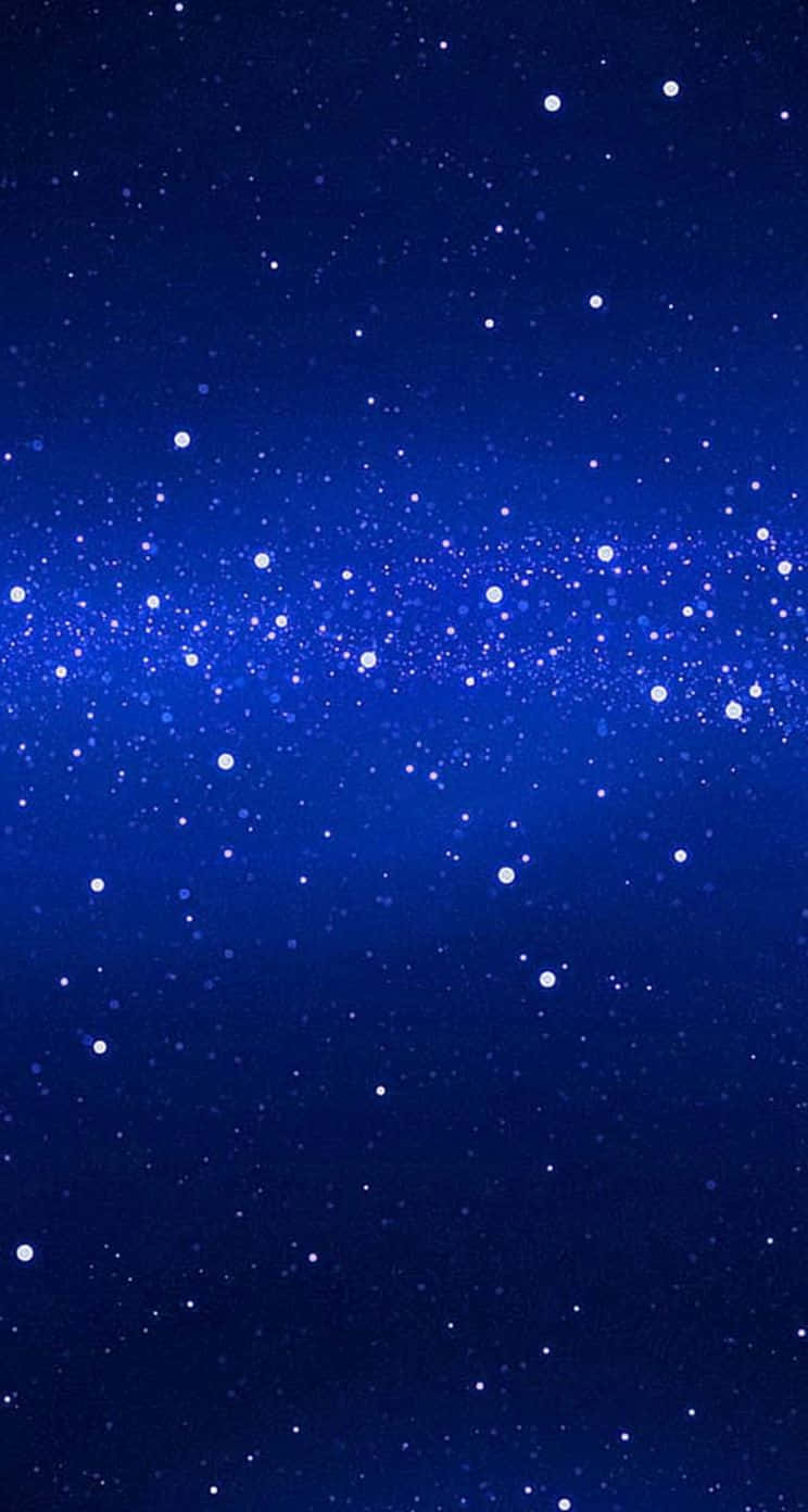 Dark Blue Star, night sky, twinkling stars, HD Phone Wallpaper
