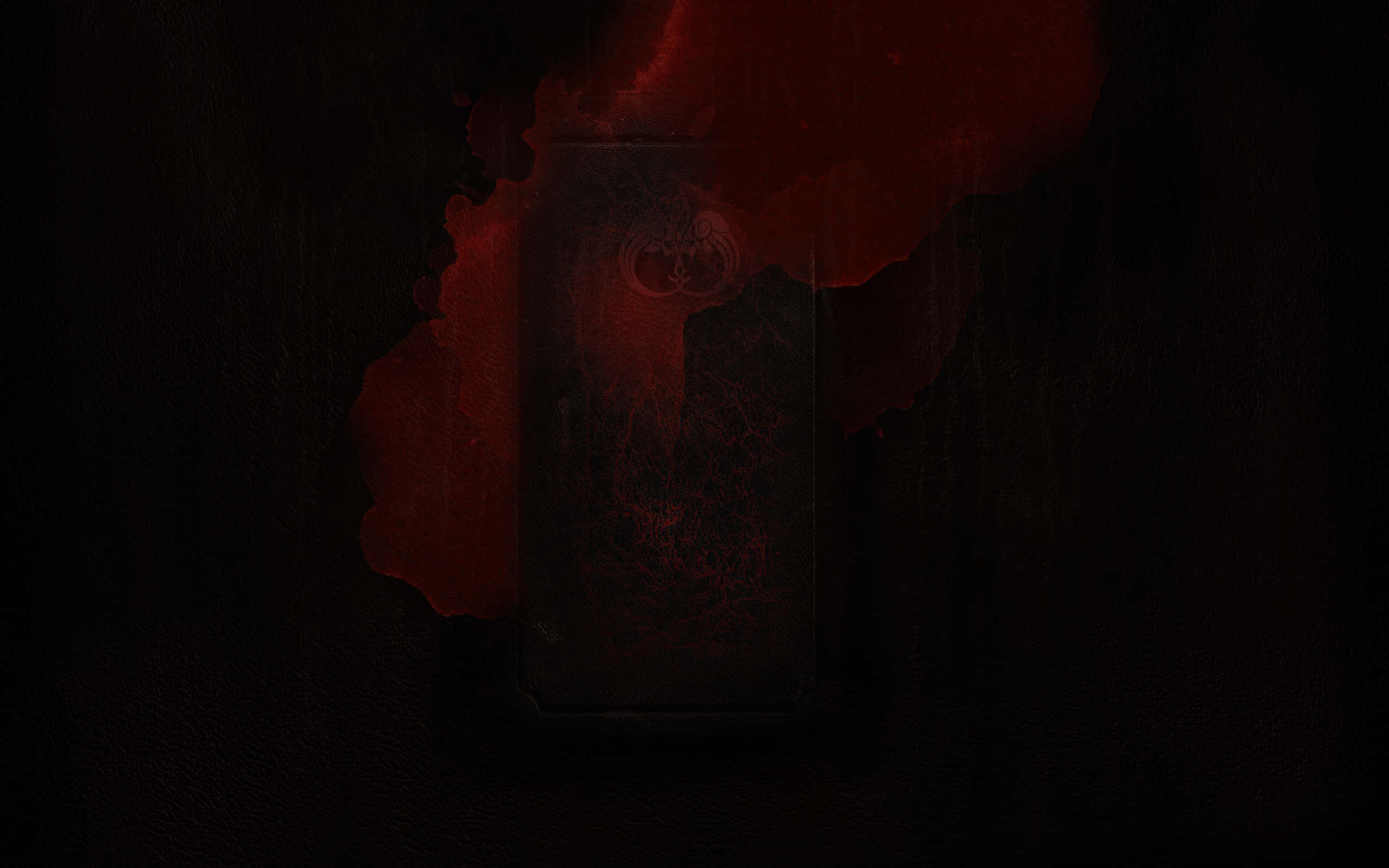 Dark Brotherhood, black book, red markings, 2K Desktop Wallpaper