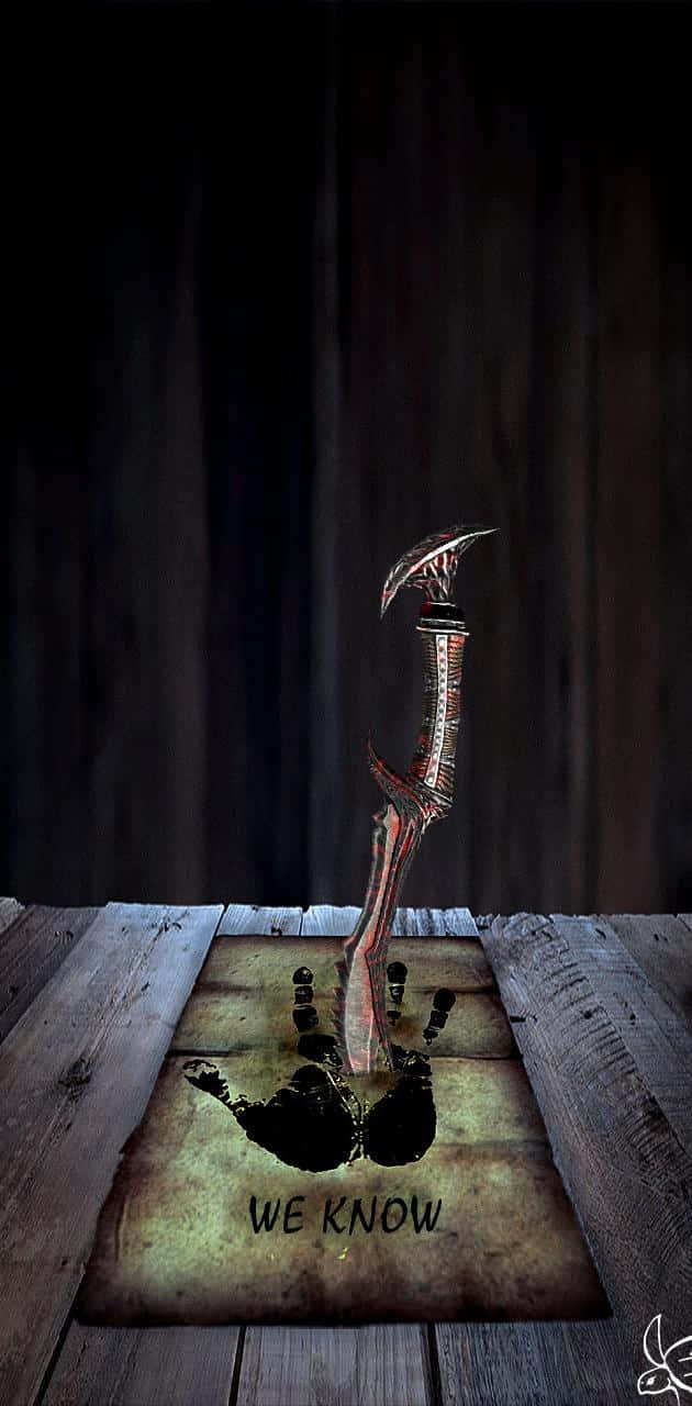 Dark Brotherhood, dagger, bloodied ornate dagger, HD Phone Wallpaper