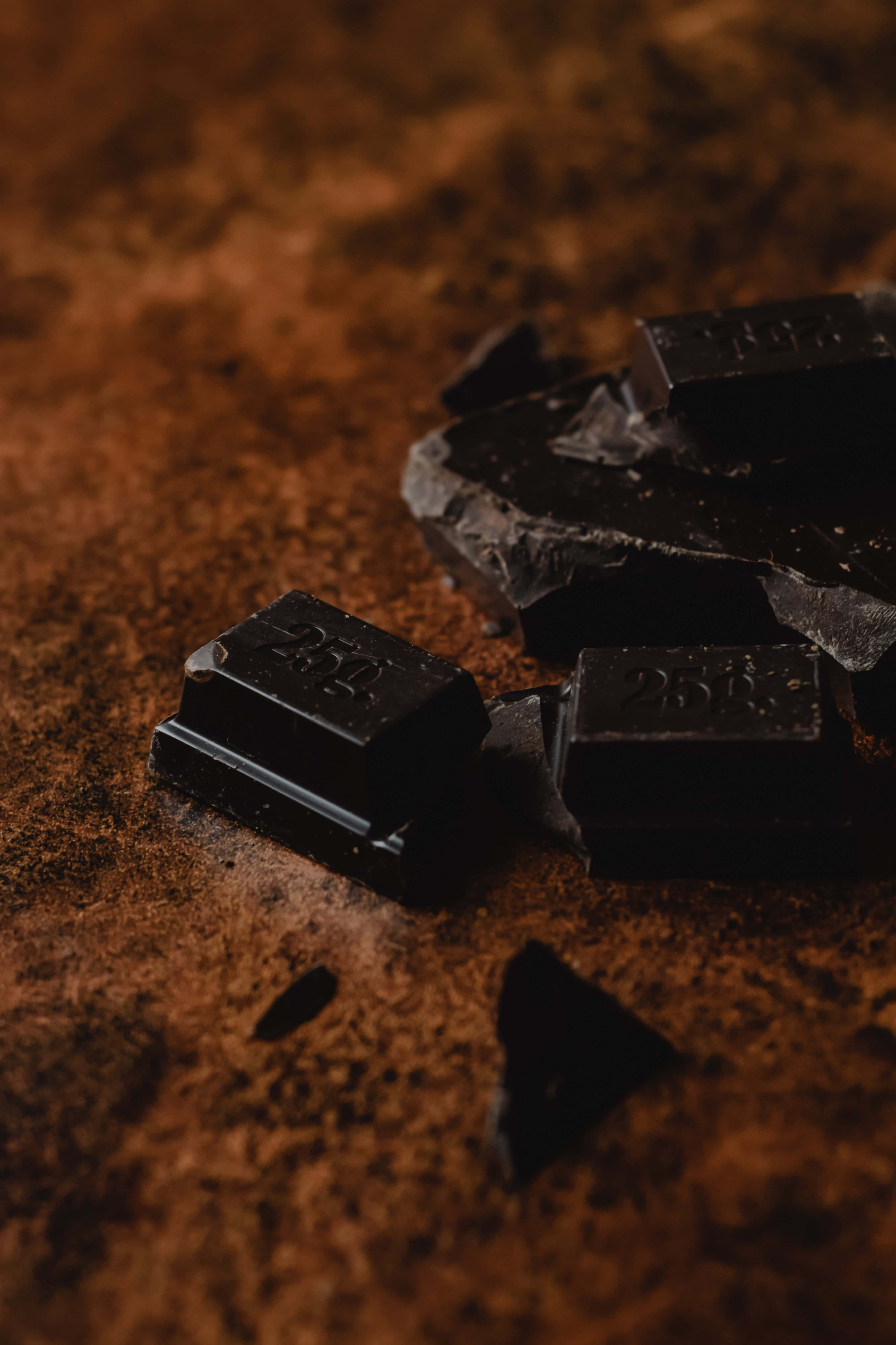 Dark Chocolate 4000 x 6000, dark chocolate bars, shards, 5K Phone Wallpaper