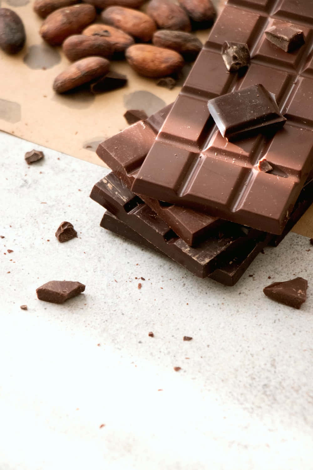 Dark Chocolate, 1000 x 1500 wallpaper, dark chocolate bars, HD Phone Wallpaper
