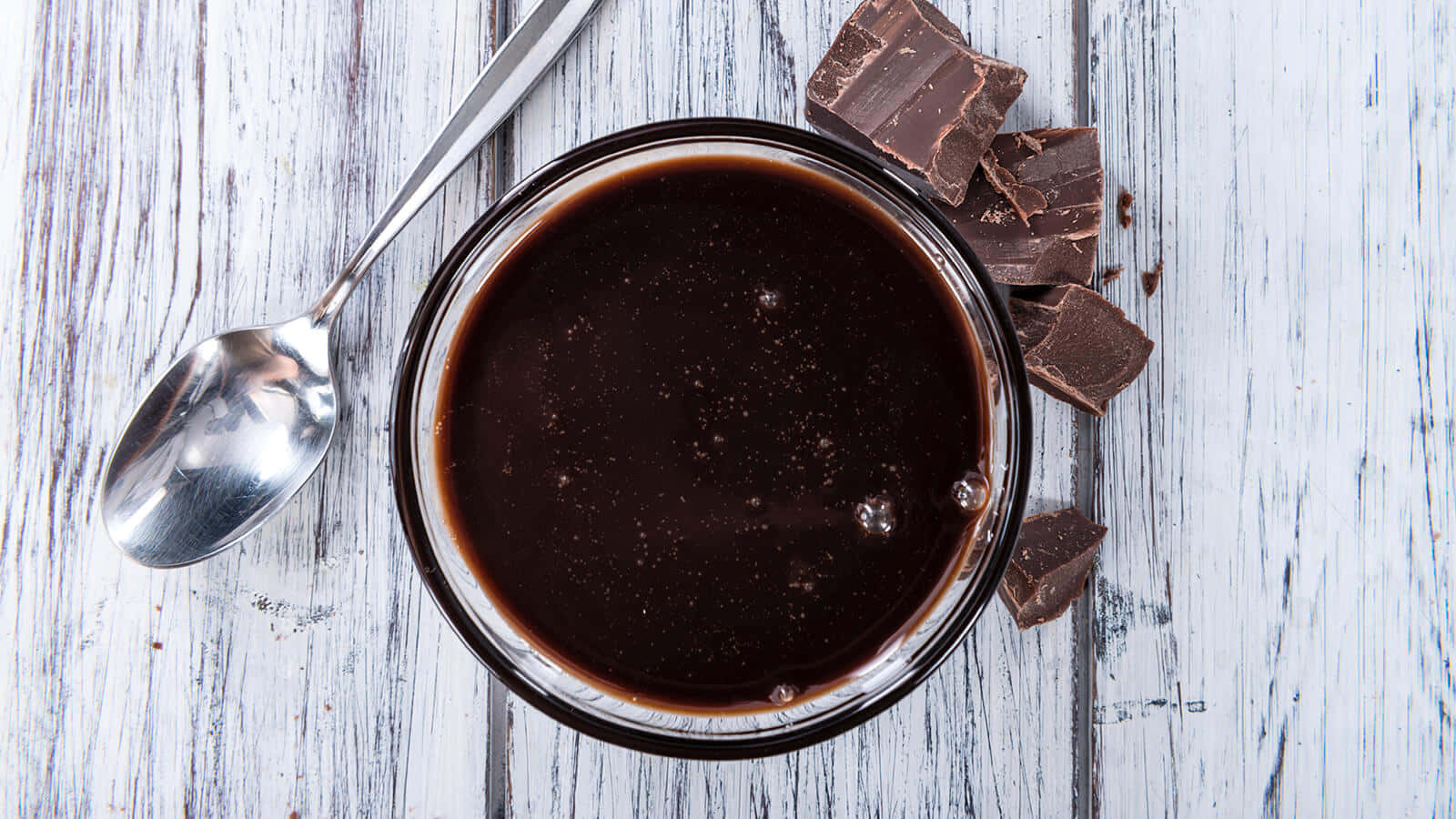 Dark Chocolate, glass bowl, broken chocolate pieces, HD Desktop Wallpaper