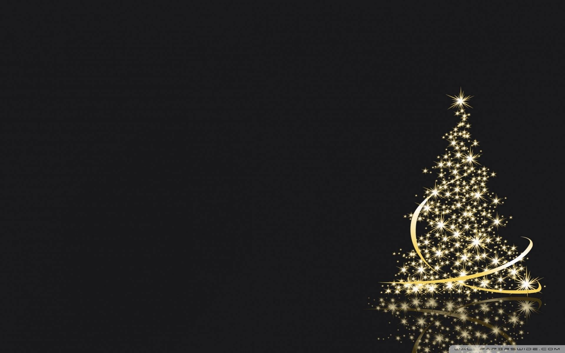 black christmas, snowy night, deep black, Full HD Desktop Wallpaper