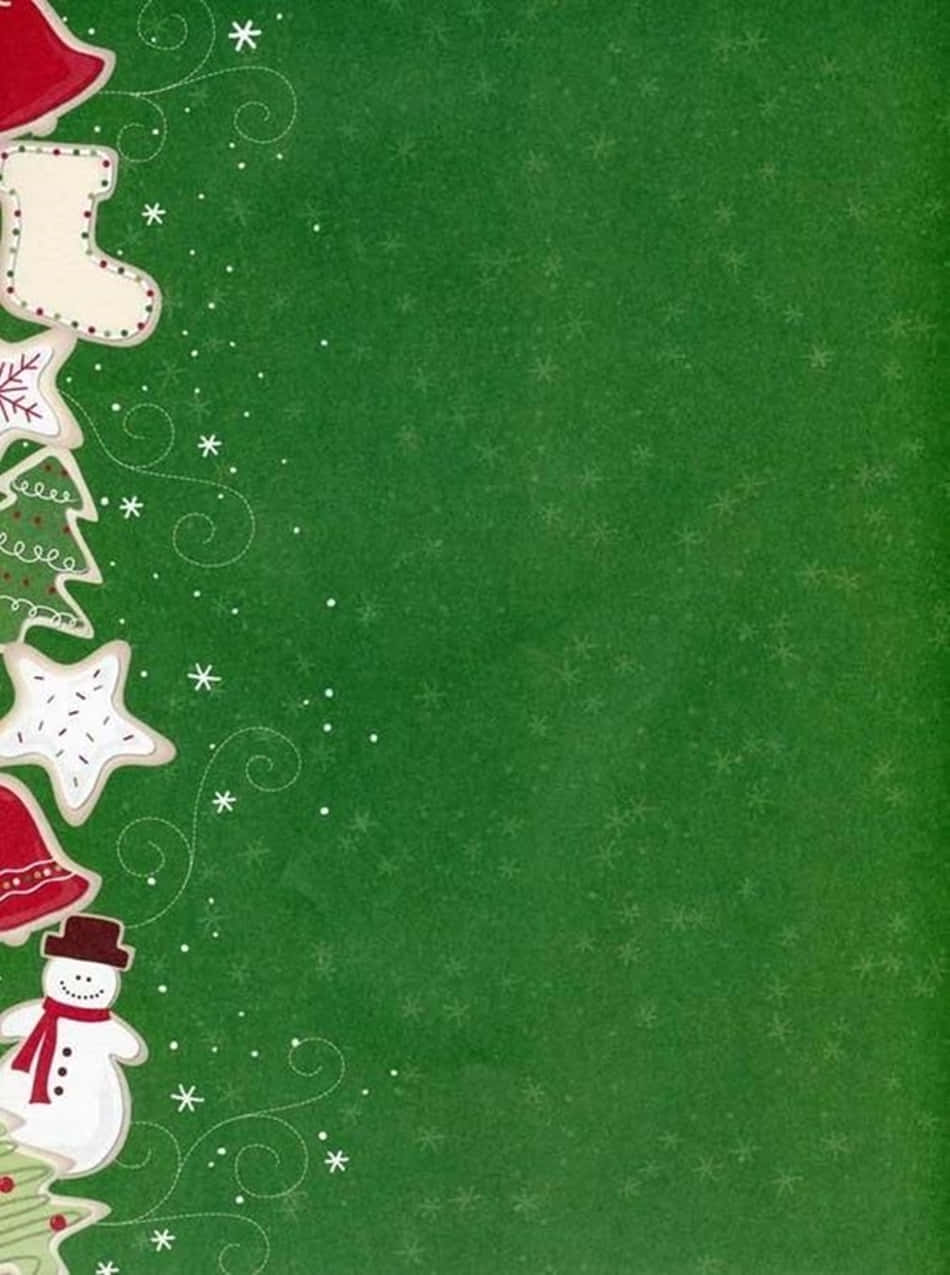 Dark Green Christmas, minimalist, festive green, SD Phone Wallpaper