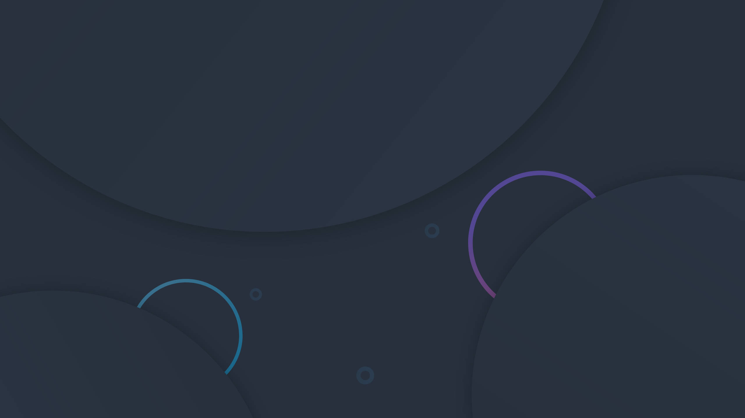 dark theme, glowing abstract circles, soft dark blue shapes, Full HD Desktop Wallpaper