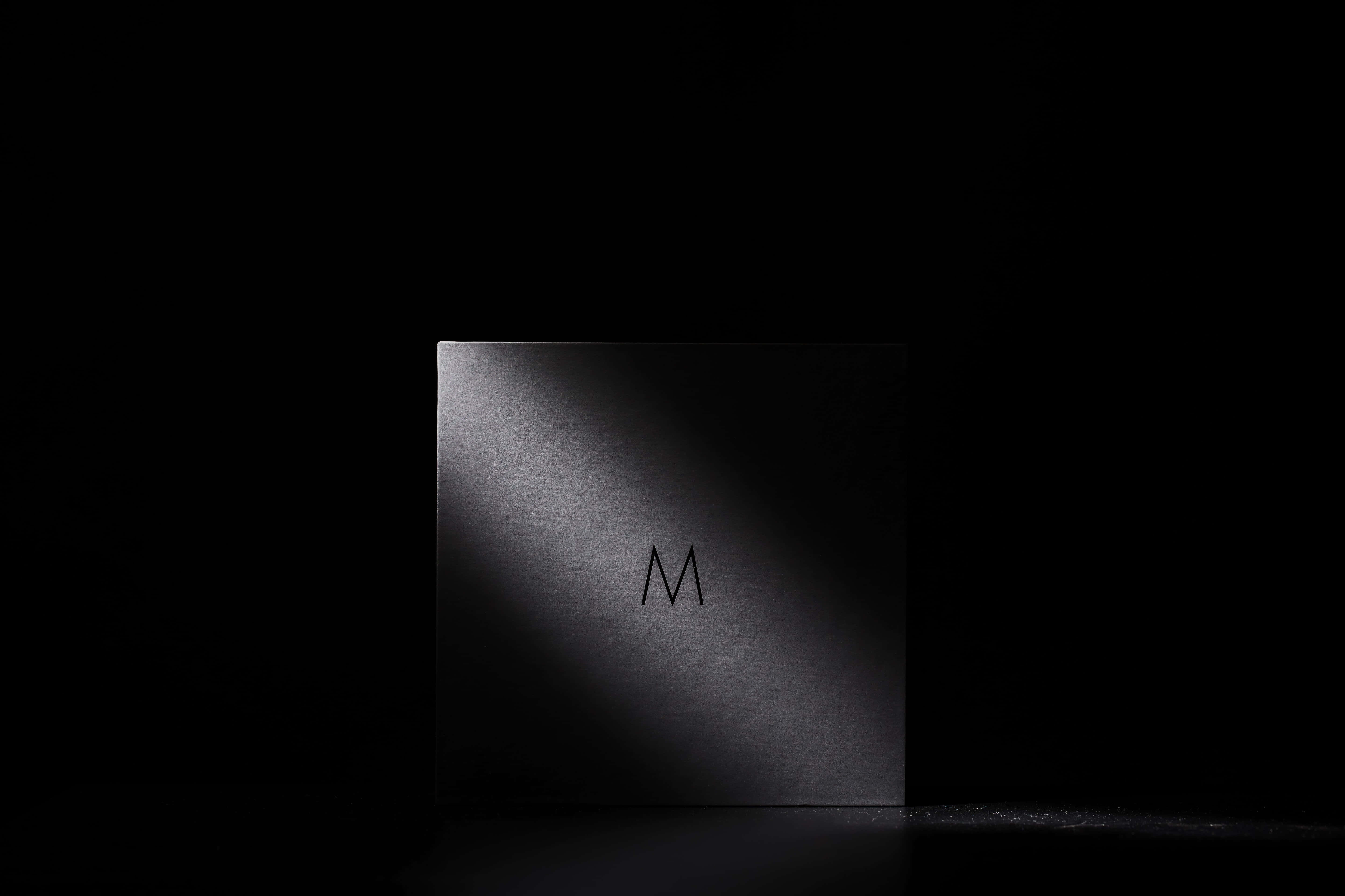 Dark Corner, black square, M logo, 5K Desktop Wallpaper
