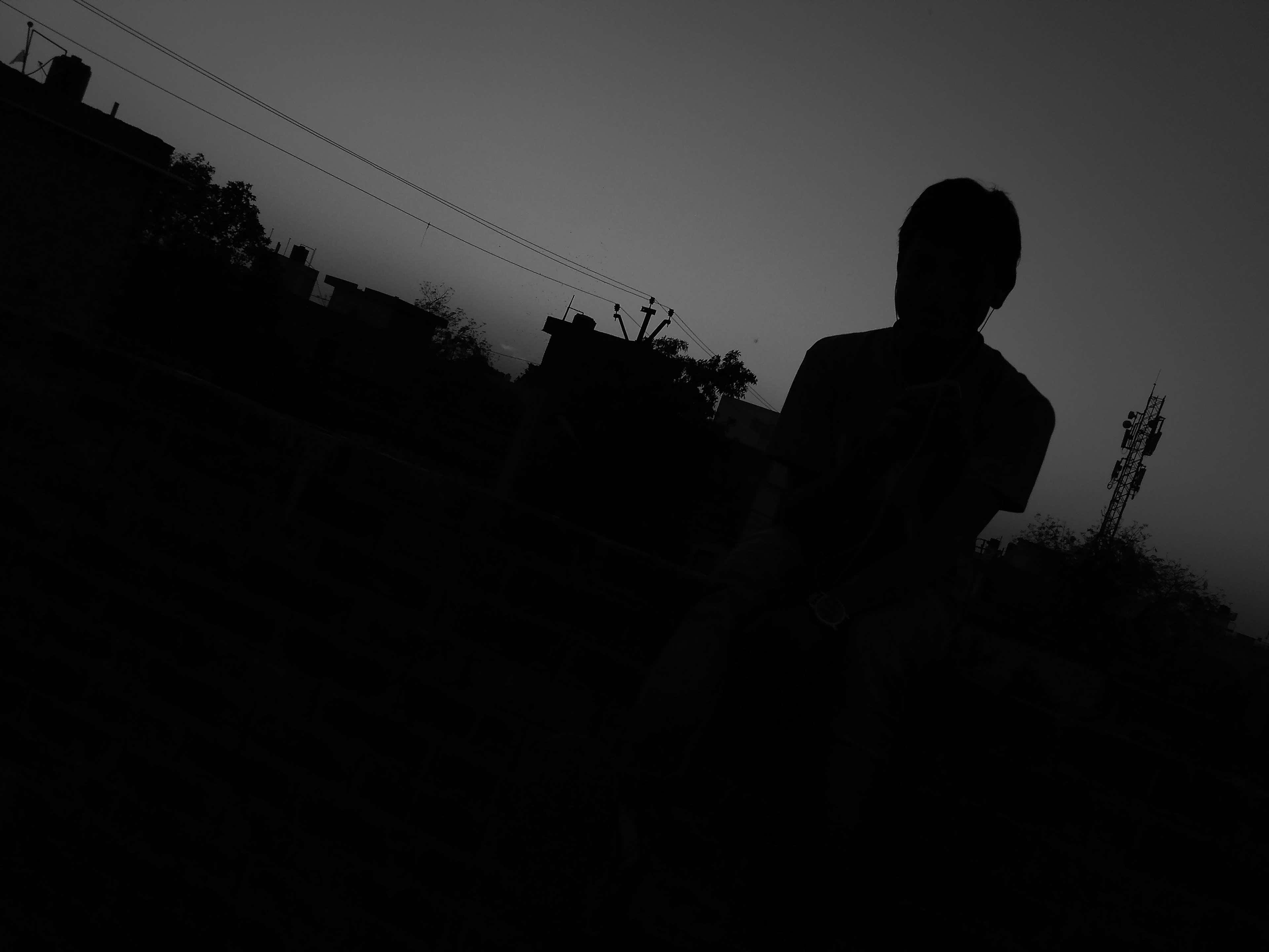 Dark Corner, rooftop, dusk, 4K Desktop Wallpaper