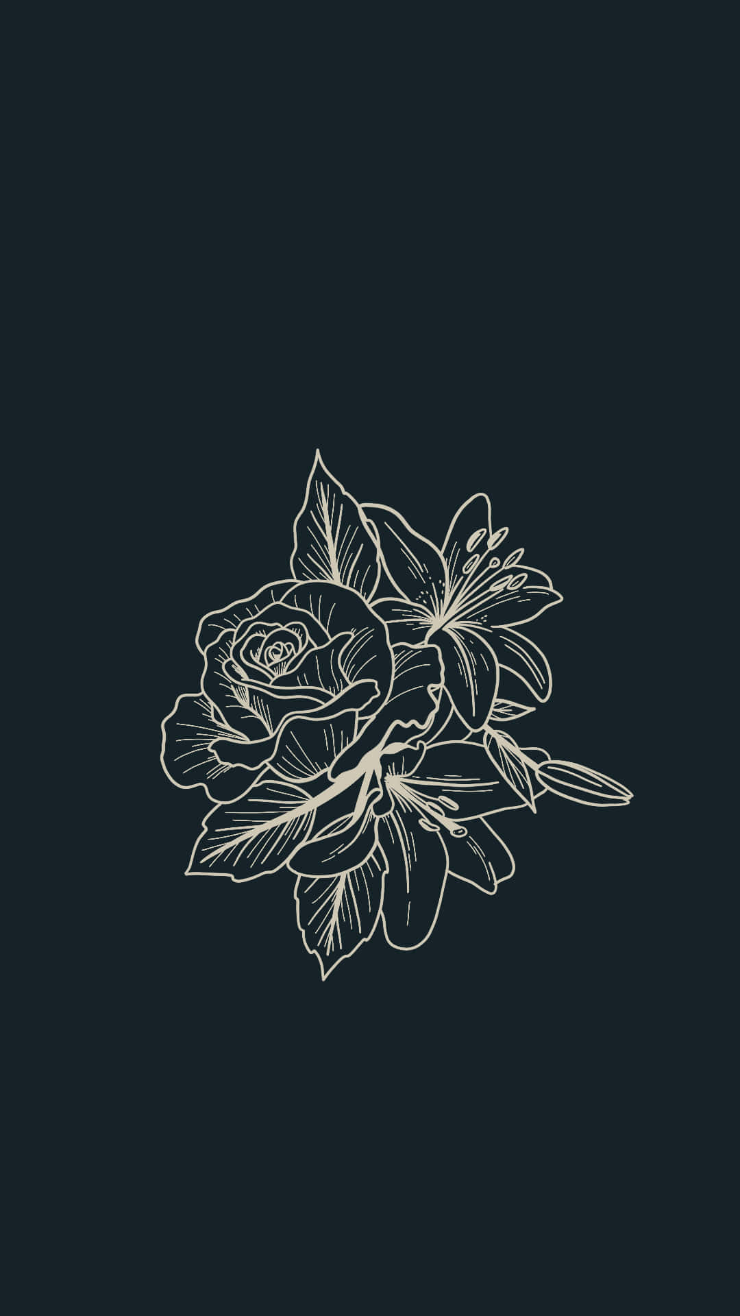 Dark Cute iPad, cream, dark charcoal, Full HD Phone Wallpaper