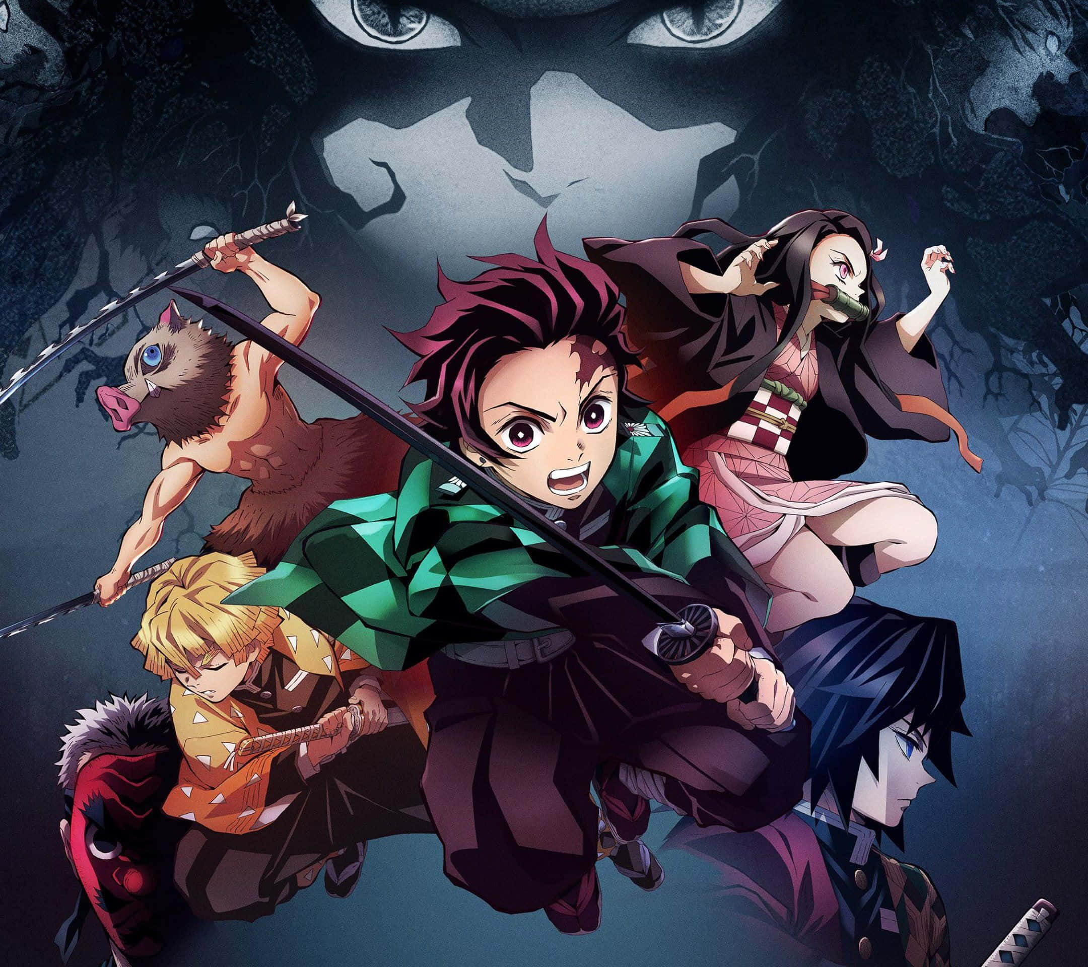 Dark Demon Slayer, anime series, the hero's fate, Full HD Desktop Wallpaper