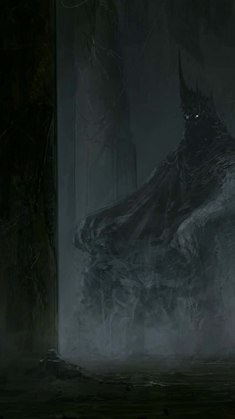 Dark Demon, 750 x 1334, glowing eyes, HD Phone Wallpaper