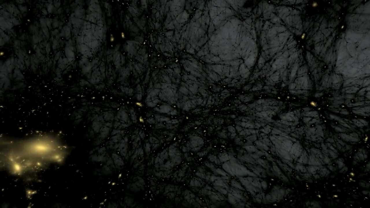 Dark Divinity, cosmic web, filaments, HD Desktop Wallpaper
