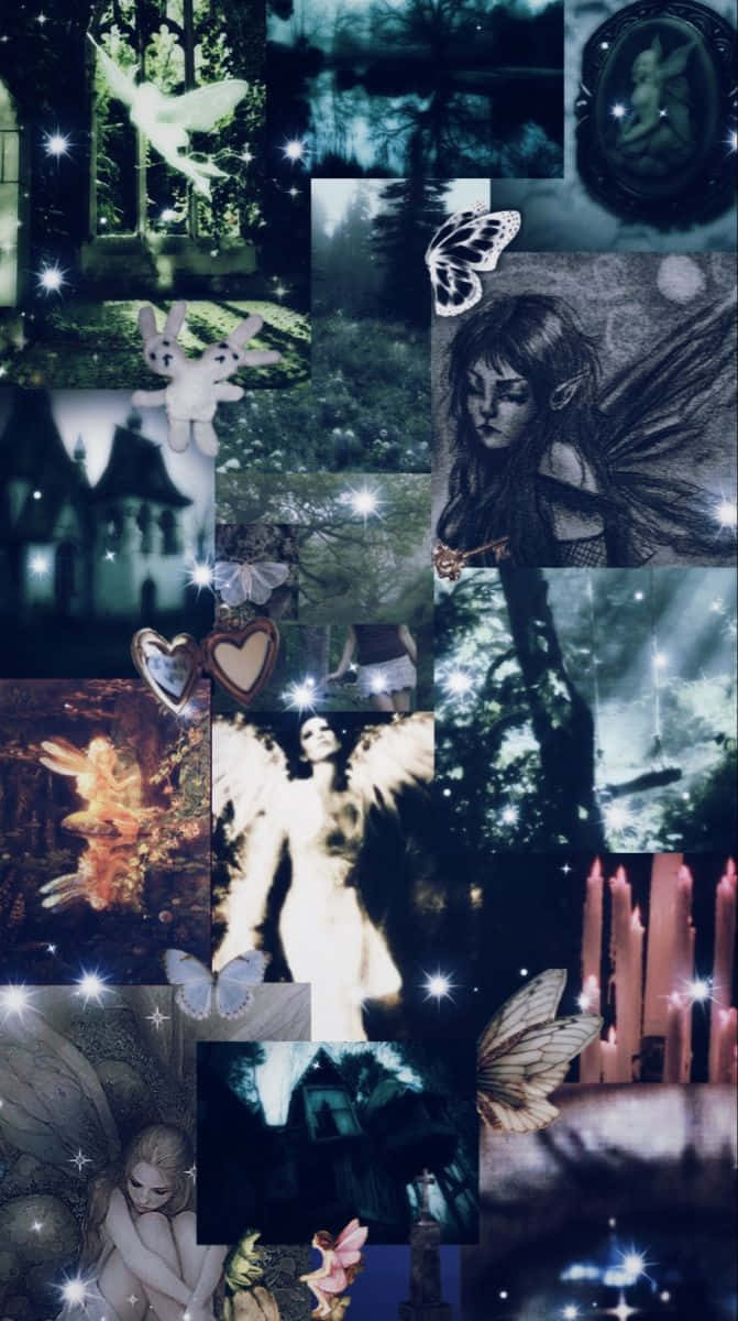 Dark Fairycore, fairies, angels, SD Phone Wallpaper