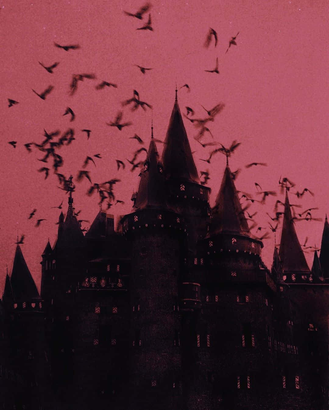 vampire aesthetic, dark castle, spires, HD Phone Wallpaper