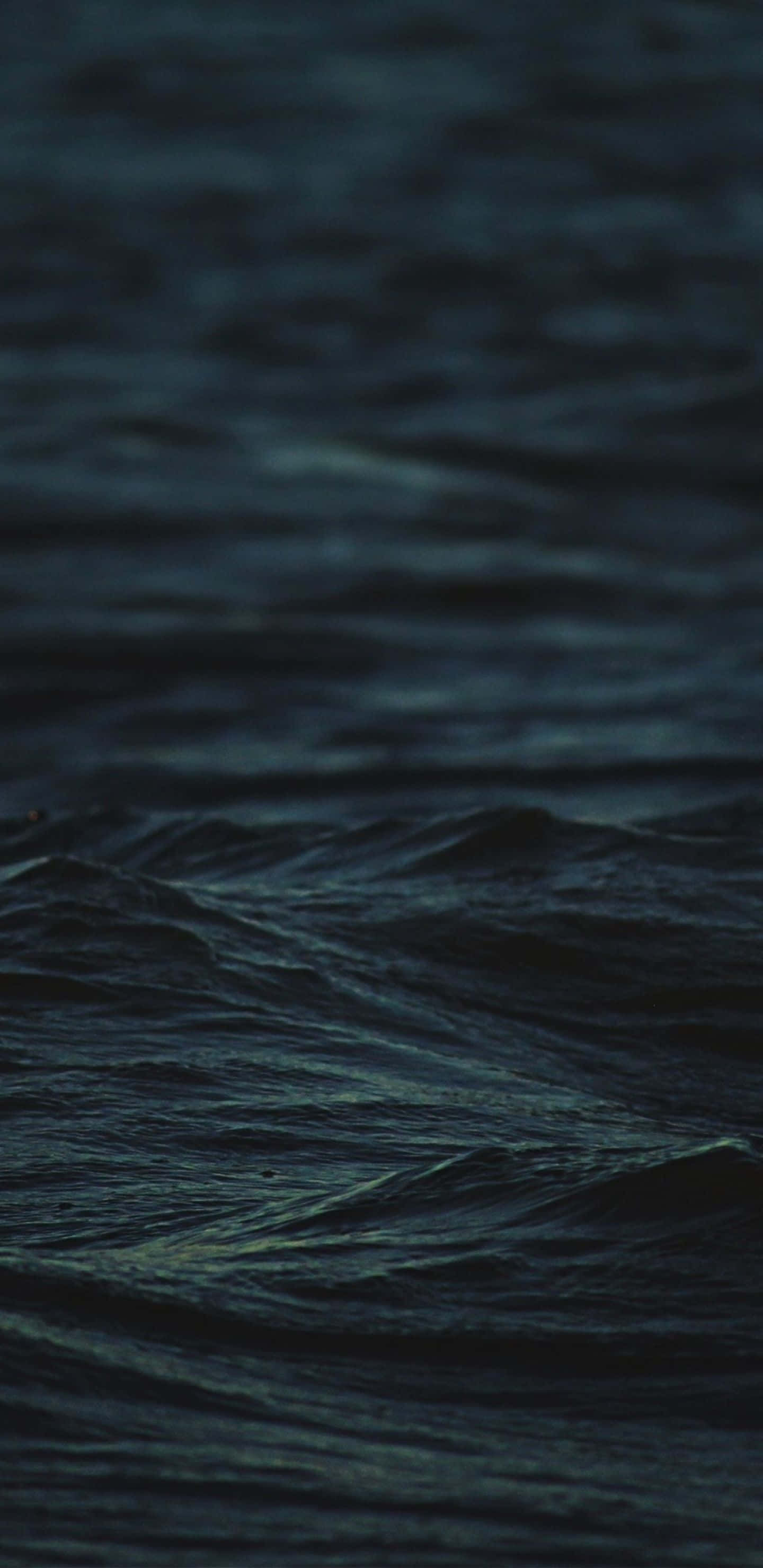 Dark Ocean, midnight adventure, deep blue, 2K Phone Wallpaper