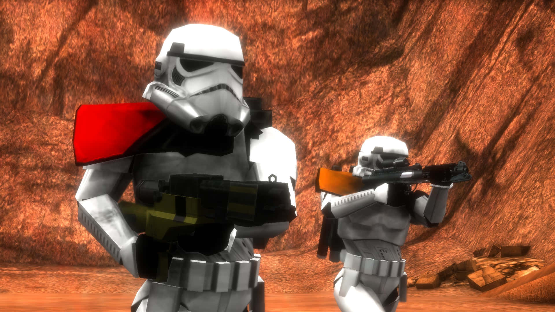 Dark Forces, stormtroopers, white armor, Full HD Desktop Wallpaper