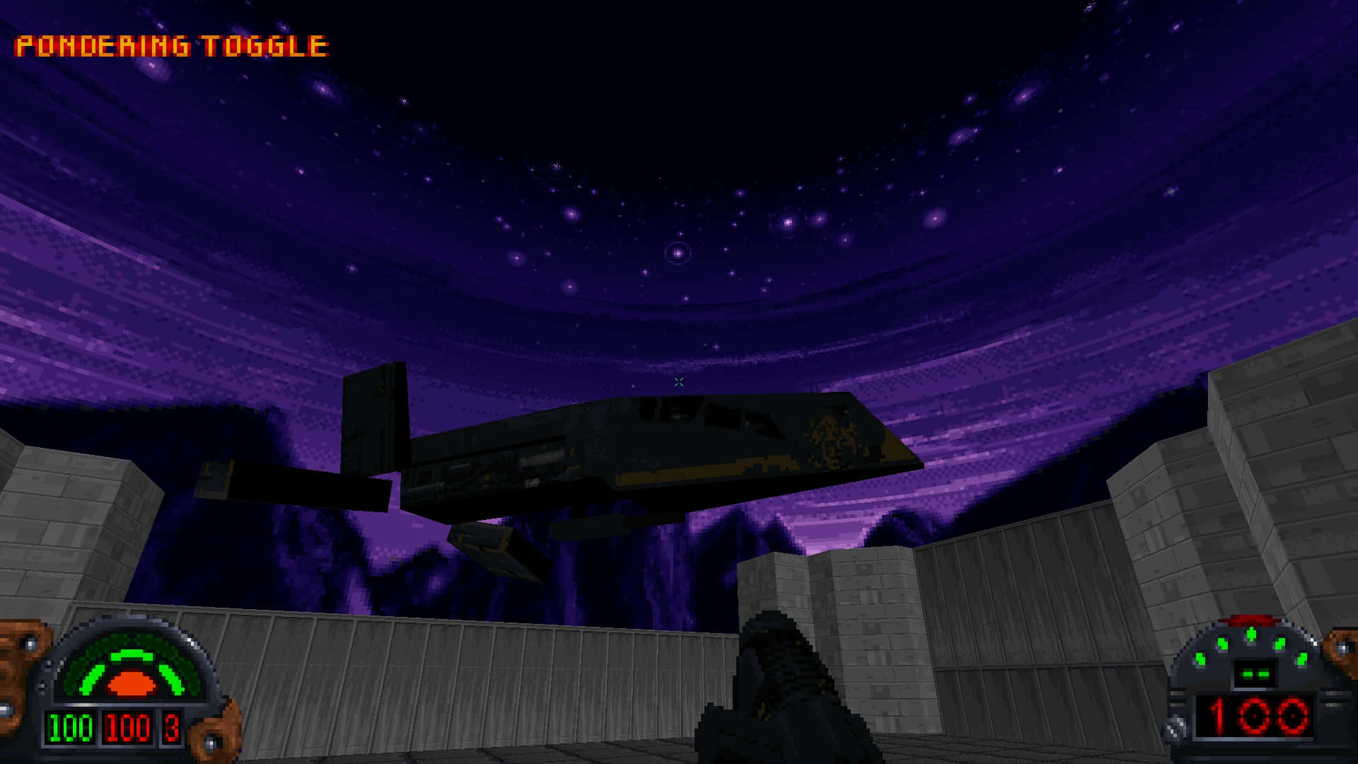 Dark Forces, first-person view, dark spaceship, Full HD Desktop Wallpaper