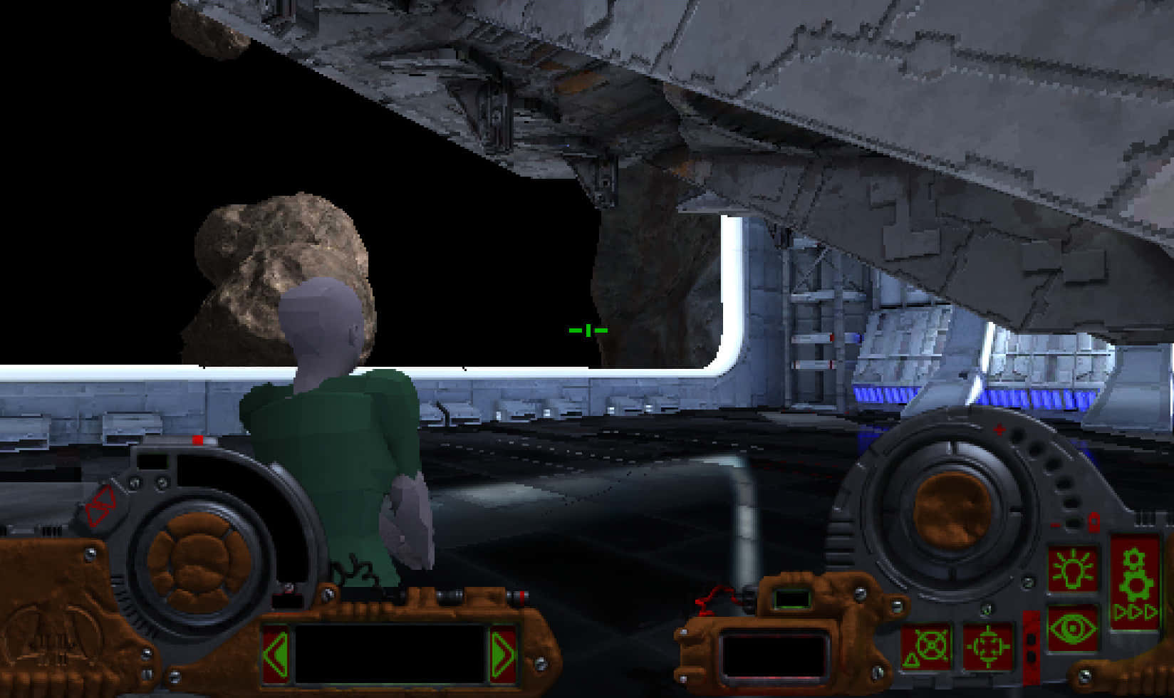 Dark Forces, spaceship cockpit, pilot, HD Desktop Wallpaper