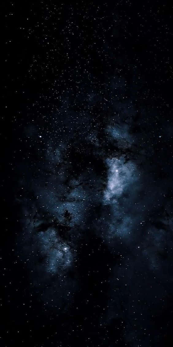 dark space, stars, clouds, SD Phone Wallpaper