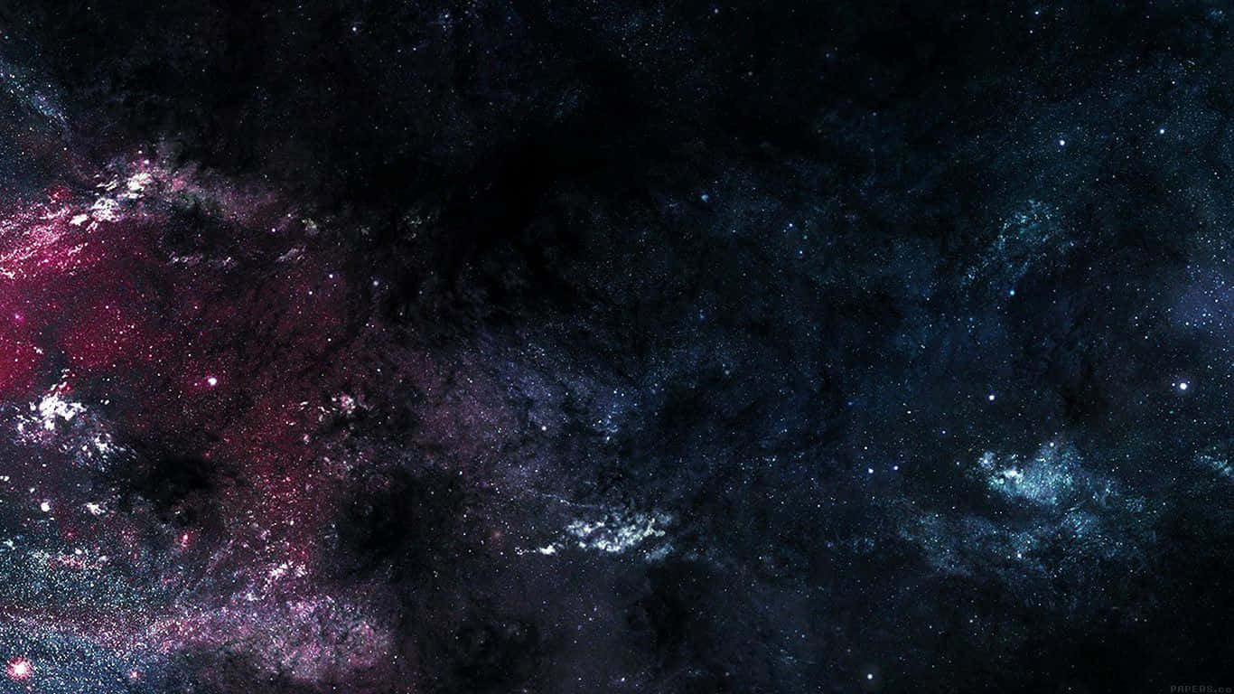 Dark Galaxy, magenta, cyan, HD Desktop Wallpaper