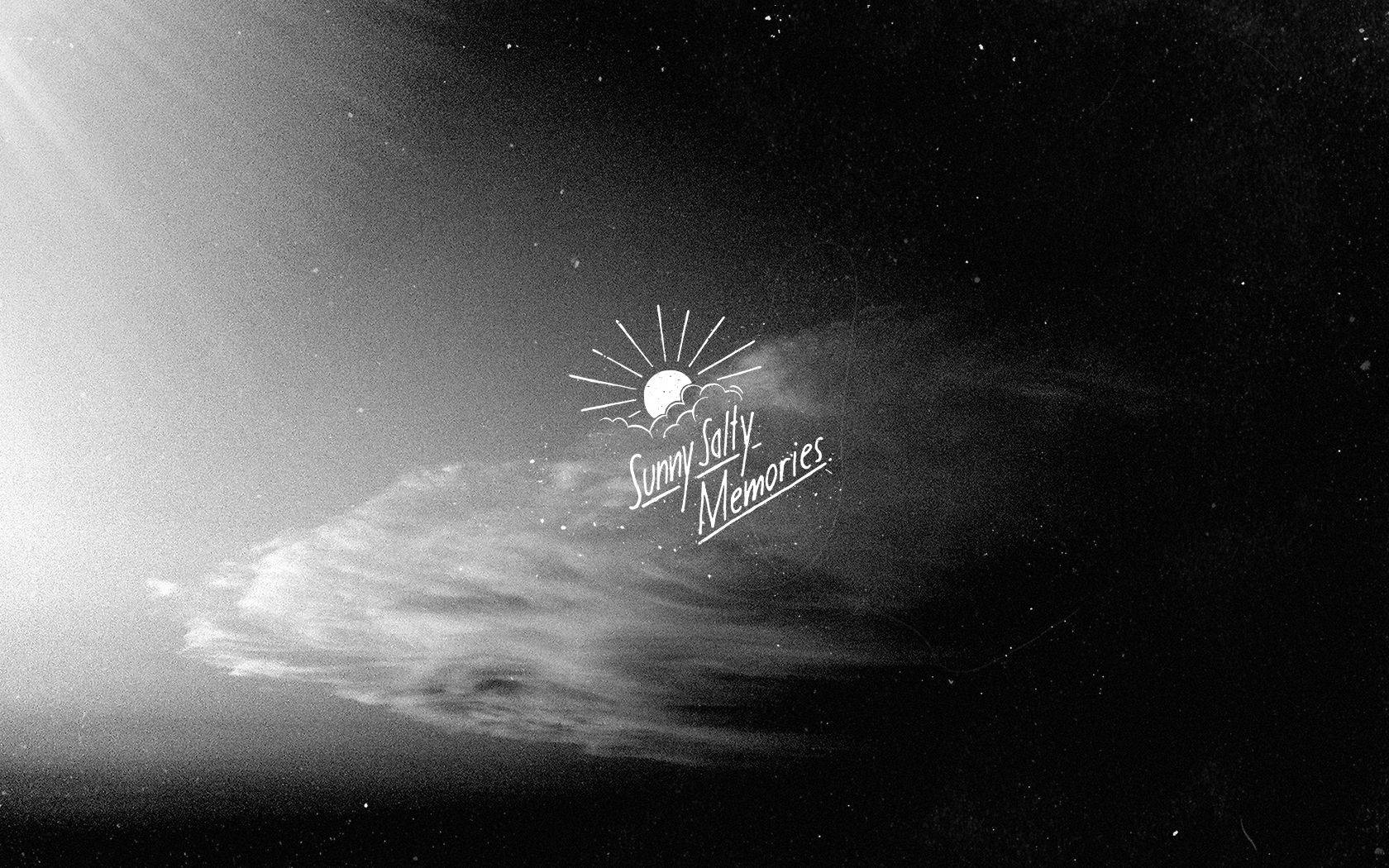 Summer Memories Dark Gray, Sunny Salty Memories, cosmic scene, HD Desktop Wallpaper