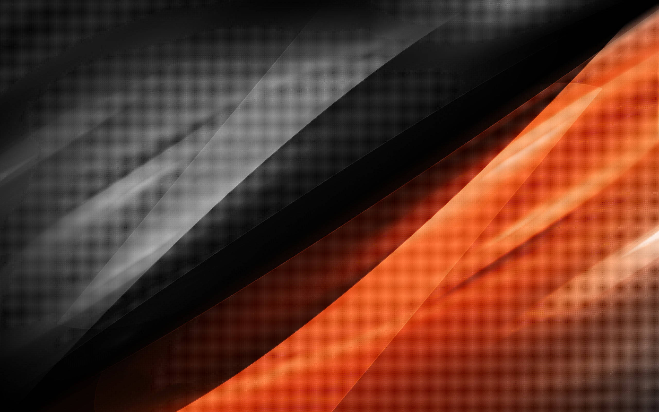abstract, dark gray, orange, 2K Desktop Wallpaper