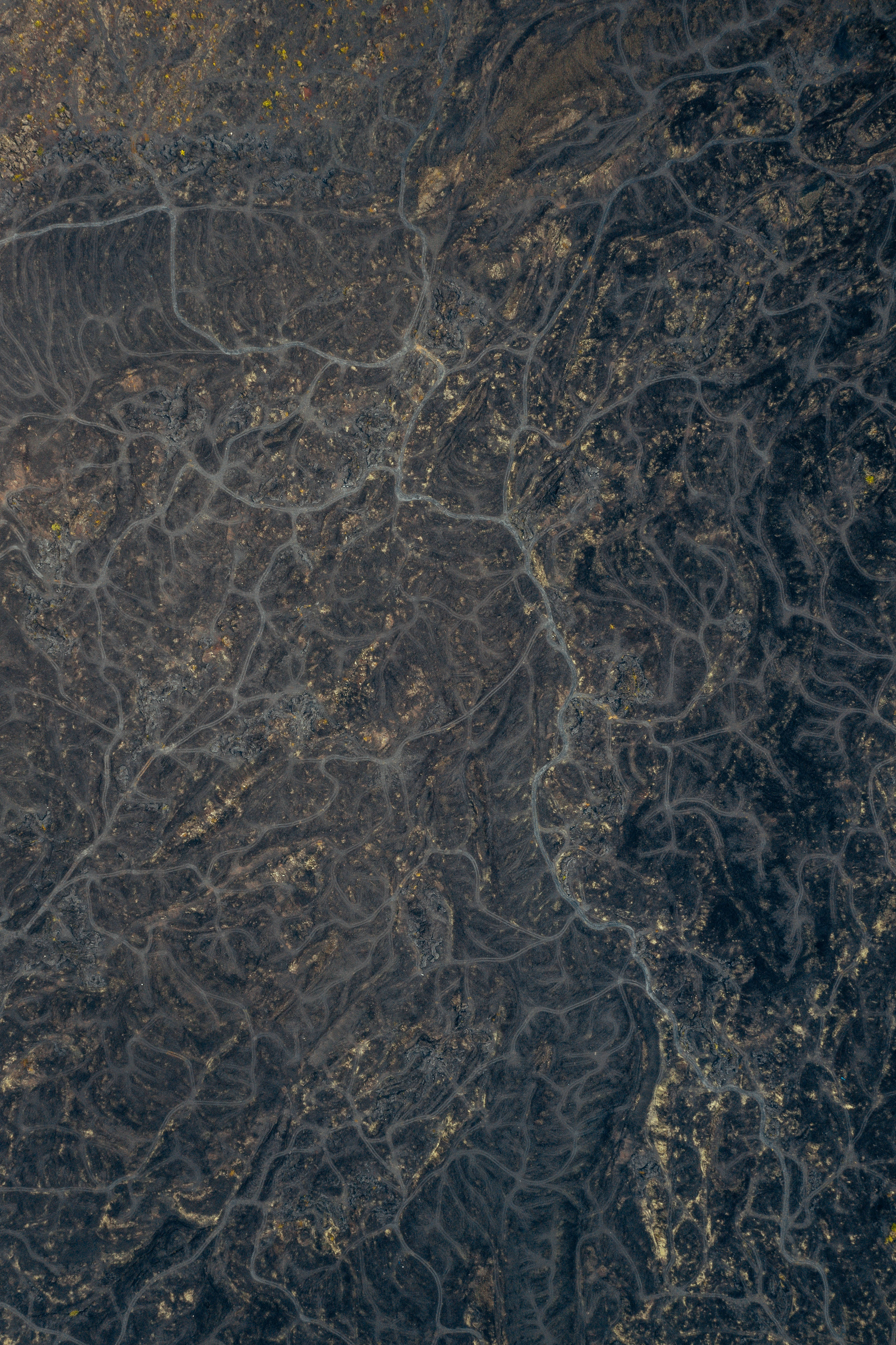 Natural Dark Gray Design Marble, 4K, golden vein-like patterns, 5K Phone Wallpaper