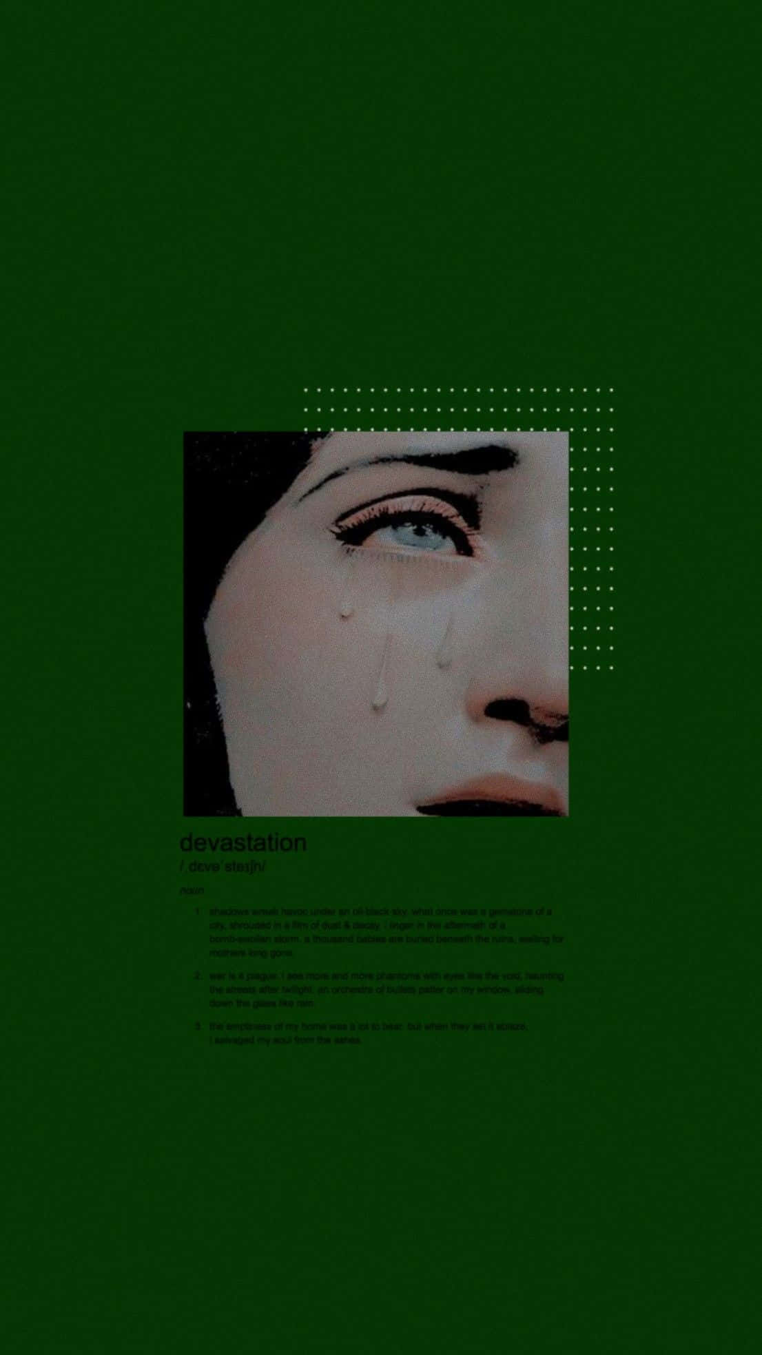 Dark Green Grunge, dark green background, dotted border, Full HD Phone Wallpaper
