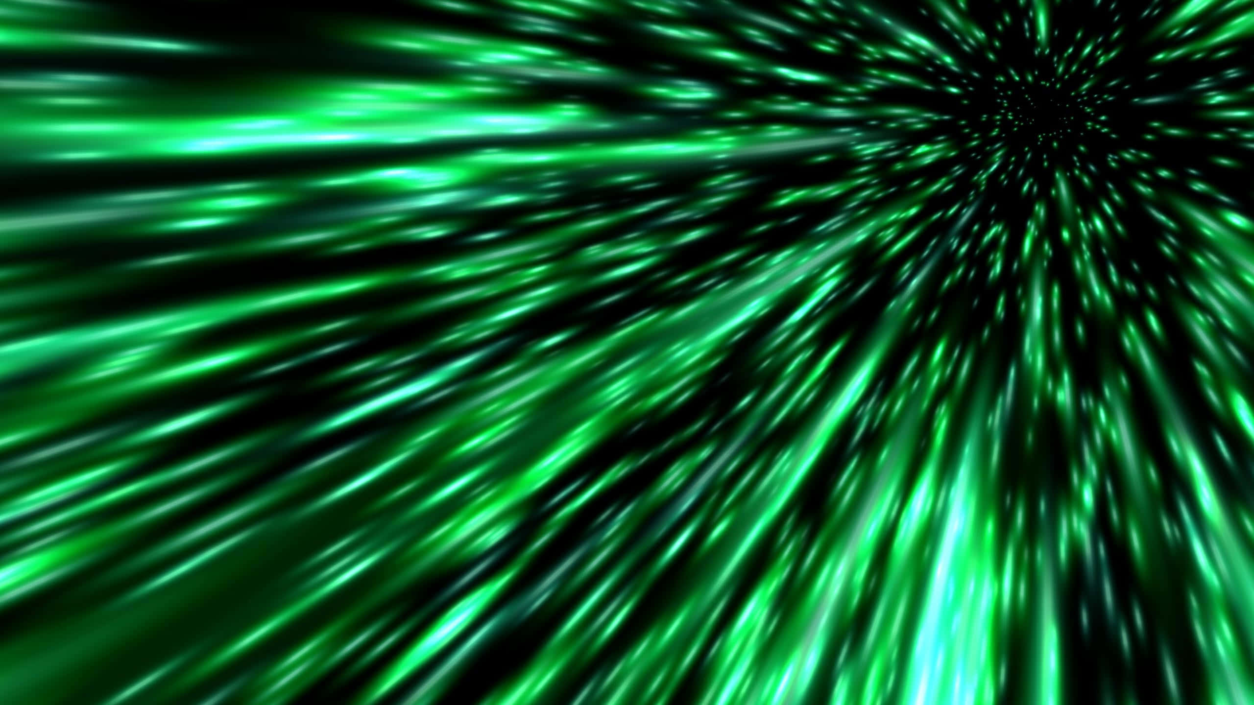 green light, black vortex, cosmic tunnel effect, 2K Desktop Wallpaper
