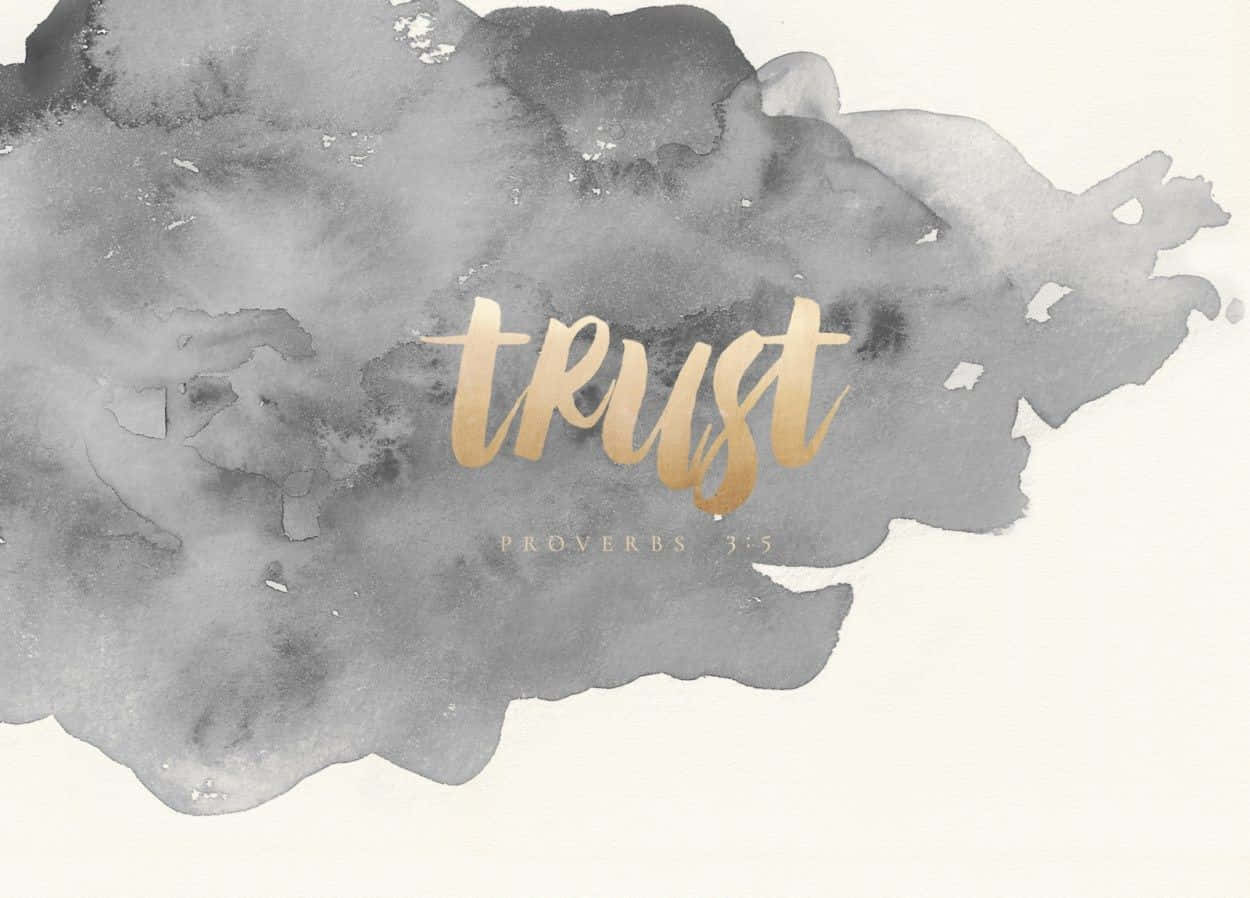 dark grey aesthetic, elegant gold script, soft gray watercolor splash, SD Desktop Wallpaper
