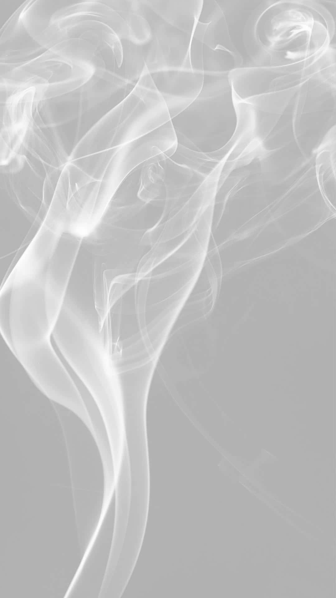 Dark Grey Aesthetic, white smoke, soft gray background, Full HD Phone Wallpaper