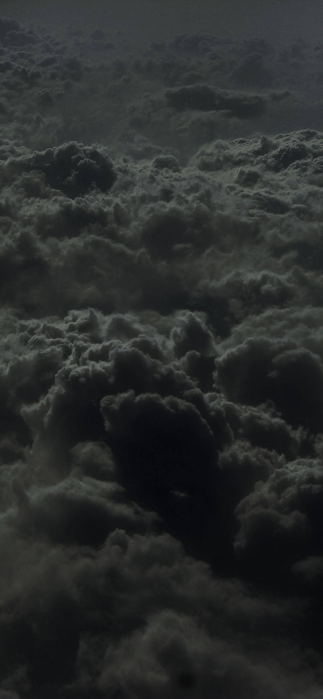 Dark Grey iPhone, cloudy sky, aerial view, Full HD Phone Wallpaper