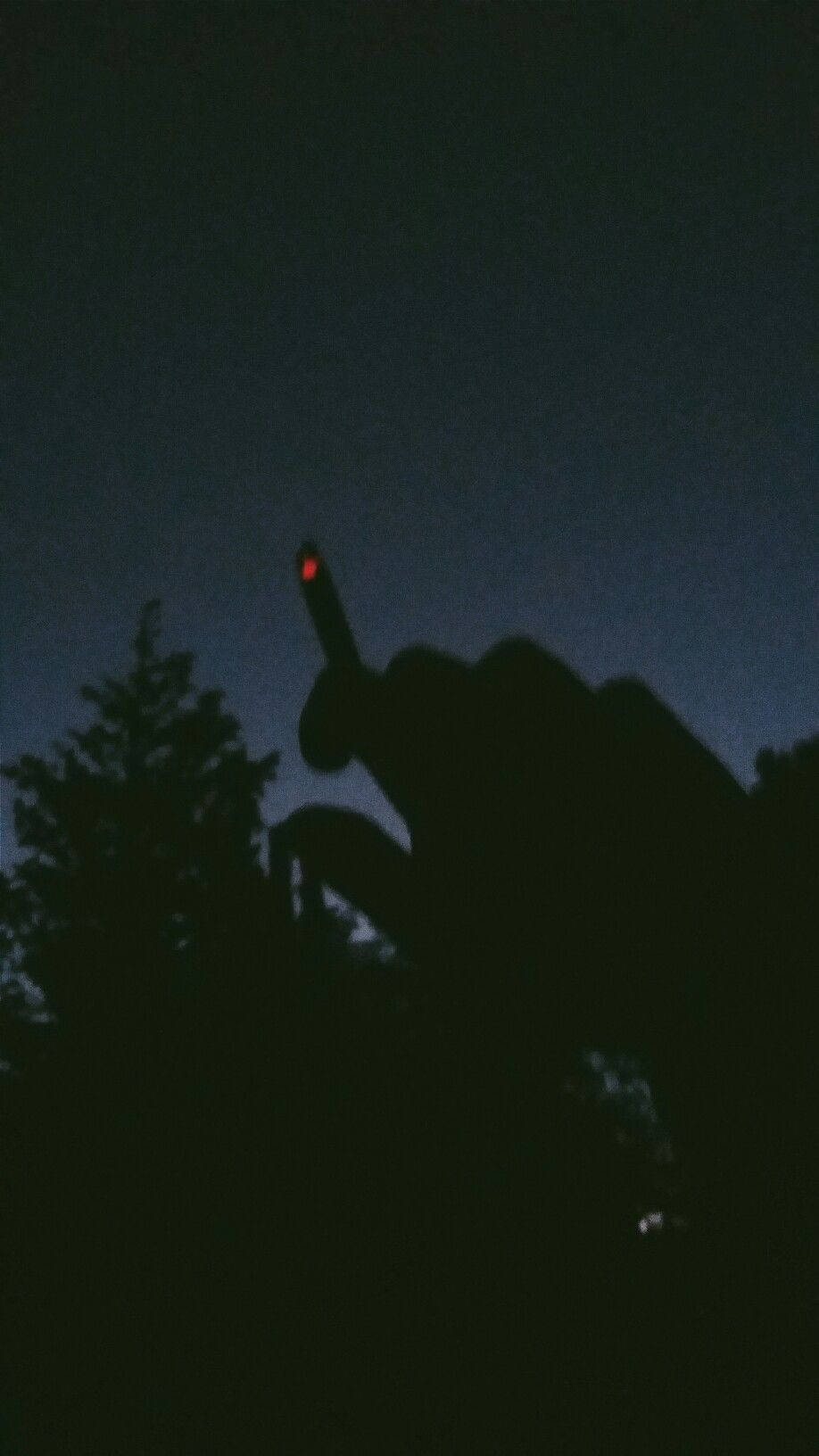 glowing red cigarette, dark twilight sky, hand silhouetted, HD Phone Wallpaper