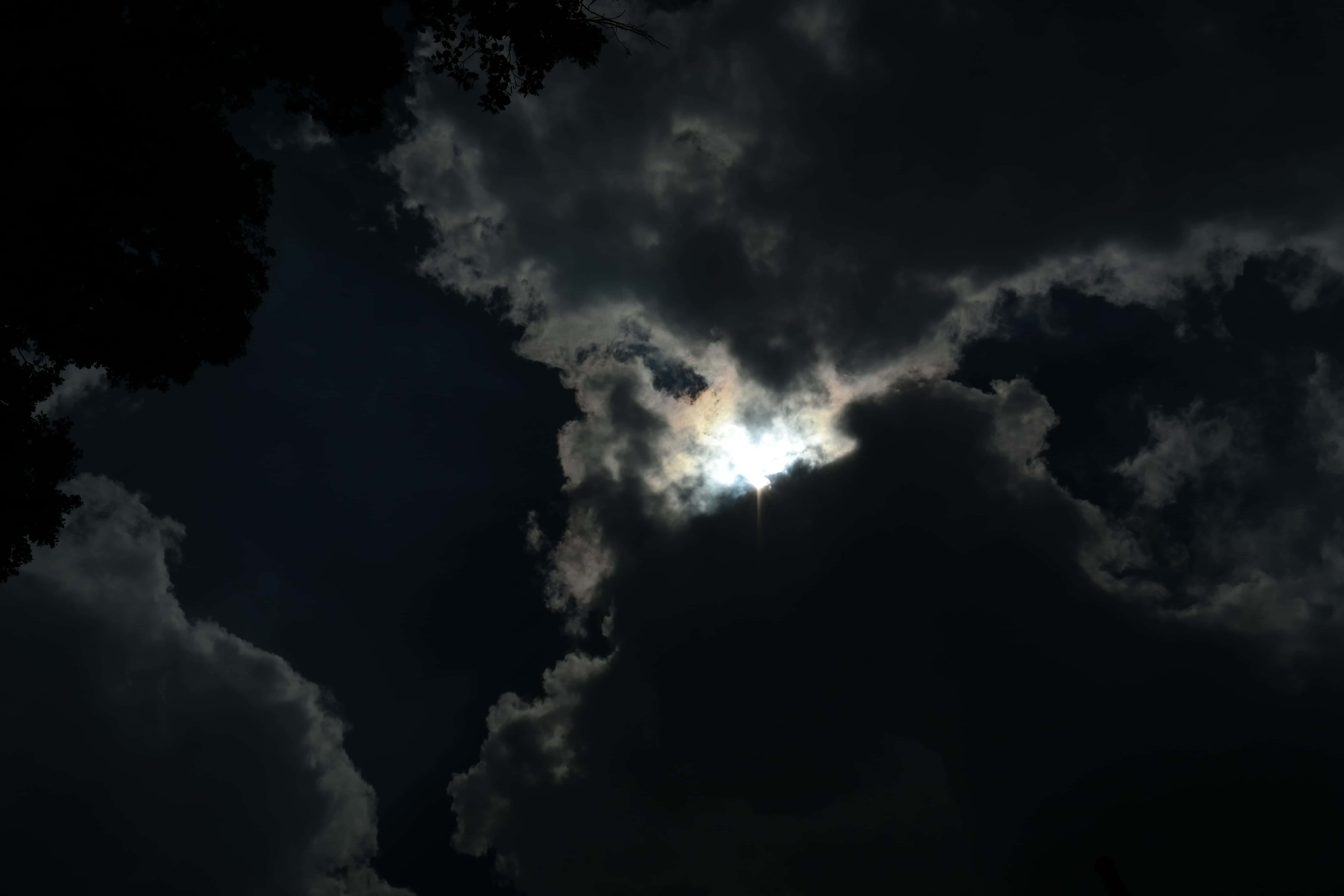 Dark Heaven, night sky, storm clouds, 5K Desktop Wallpaper