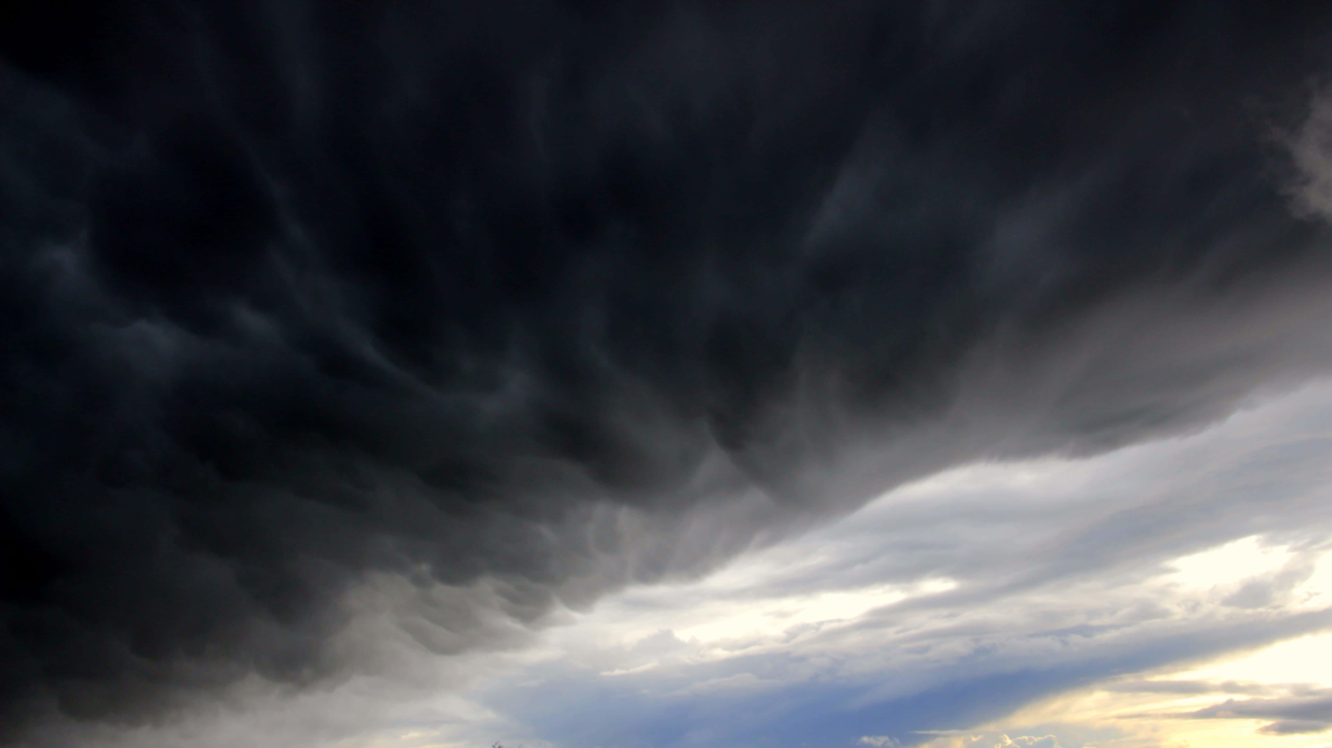 Dark Heaven, dusk, storm clouds, 5K Desktop Wallpaper