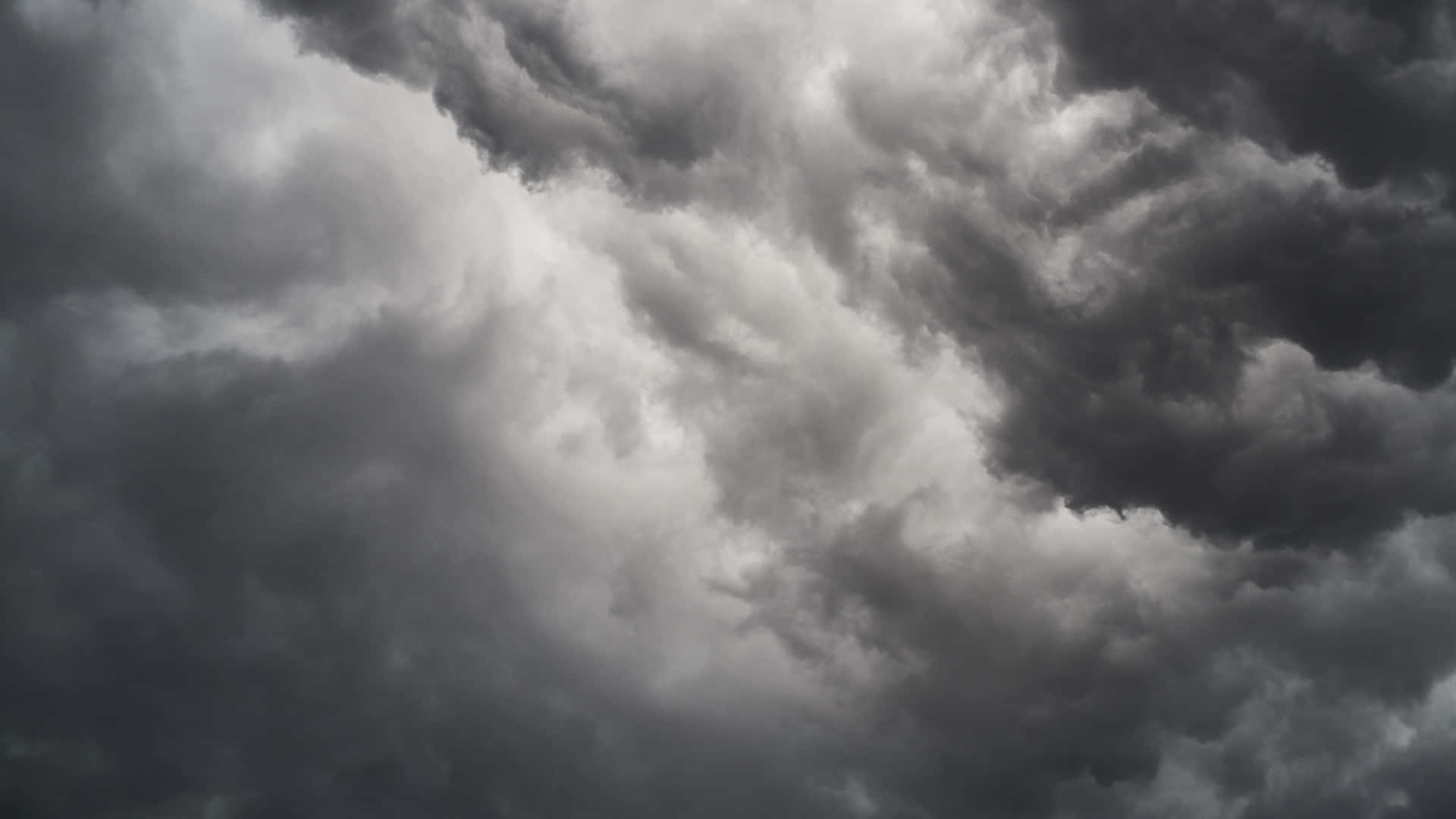 Dark Heaven, storm clouds, gray, Full HD Desktop Wallpaper