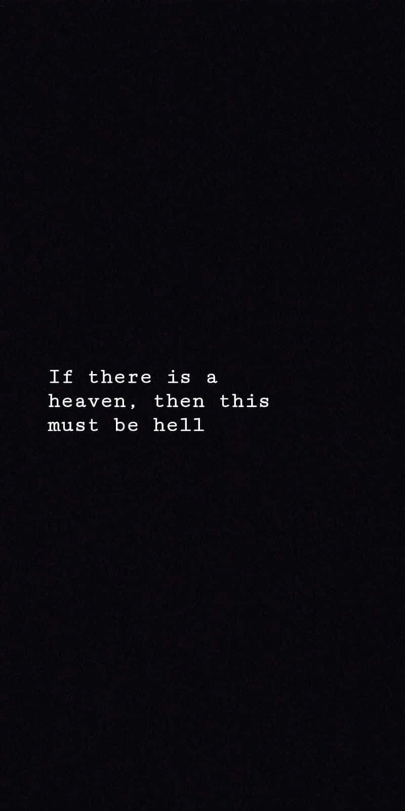 heaven, hell, black background, HD Phone Wallpaper