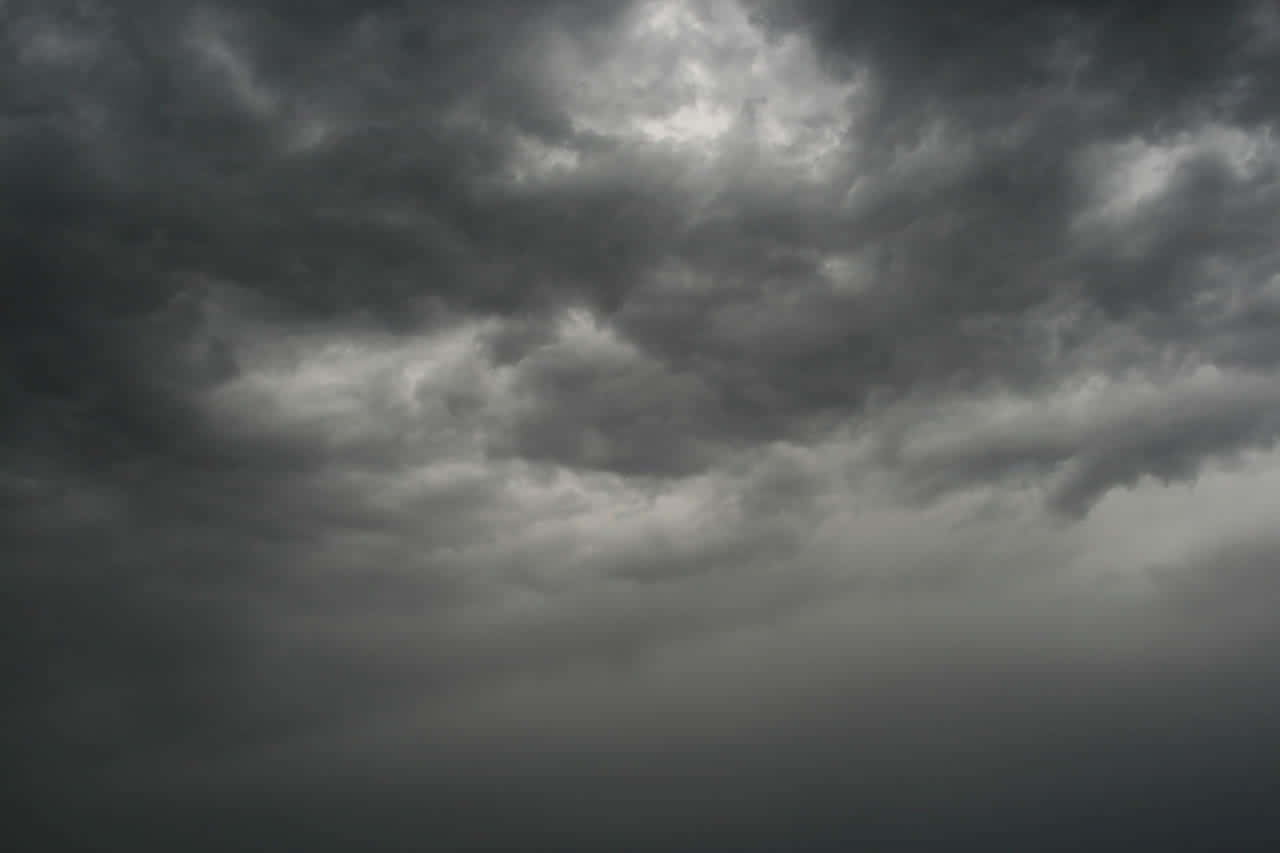 Dark Heaven, storm clouds, gray, HD Desktop Wallpaper