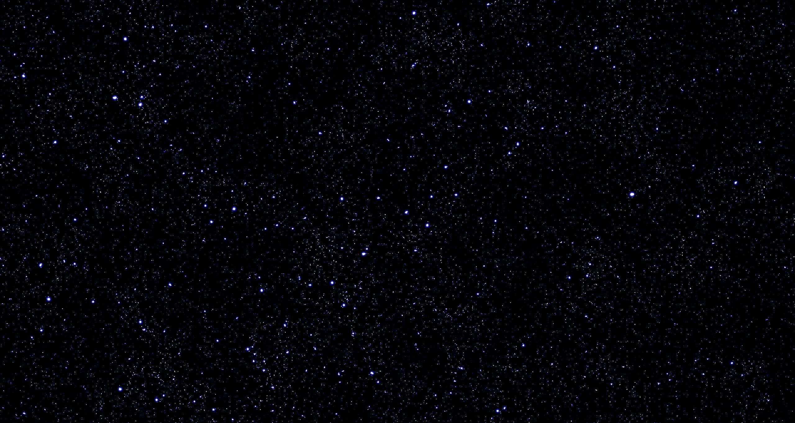 Dark Galaxy, blue stars, white stars, 2K Desktop Wallpaper